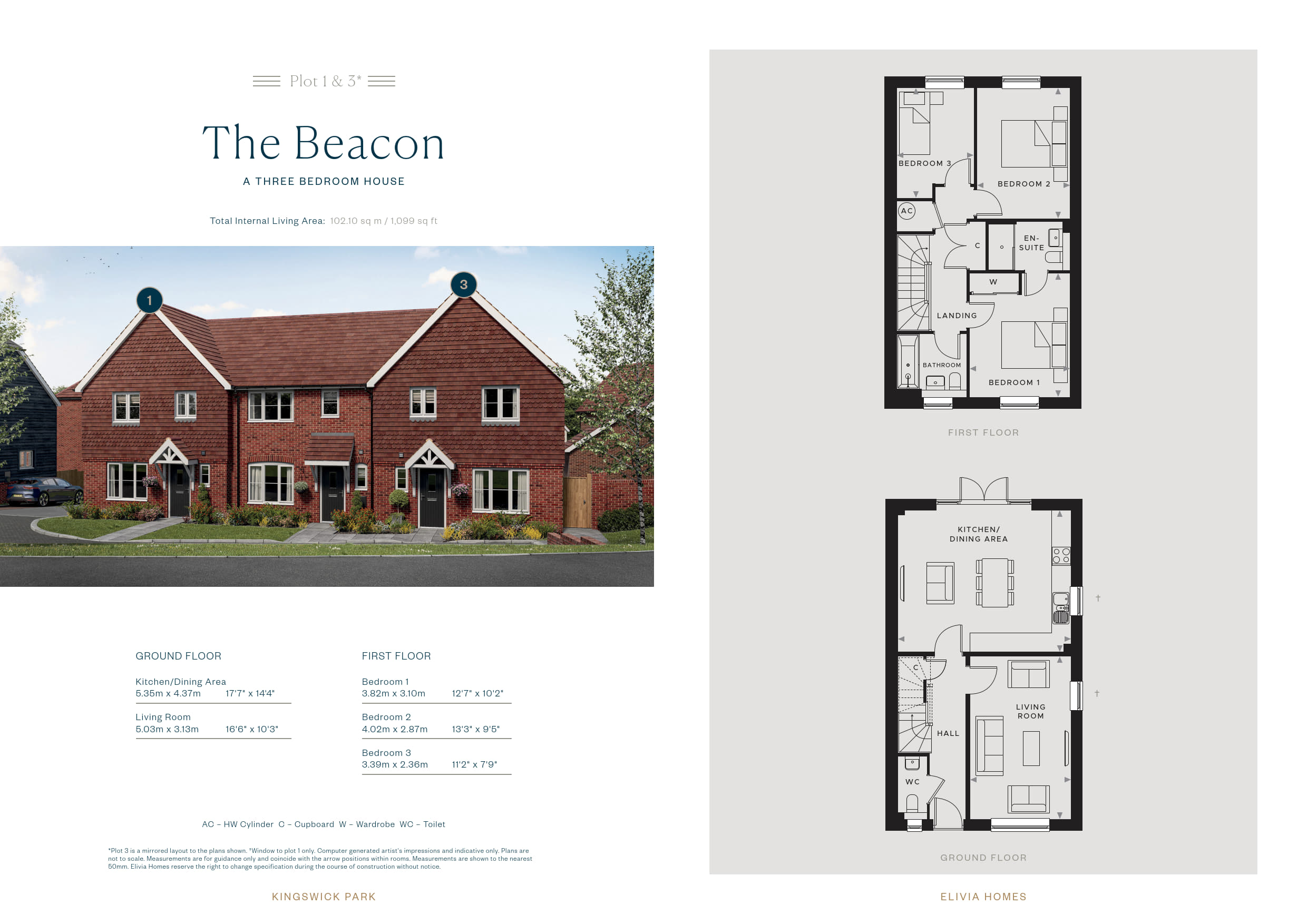 3, Kingswick Park, Hitchin floorplan