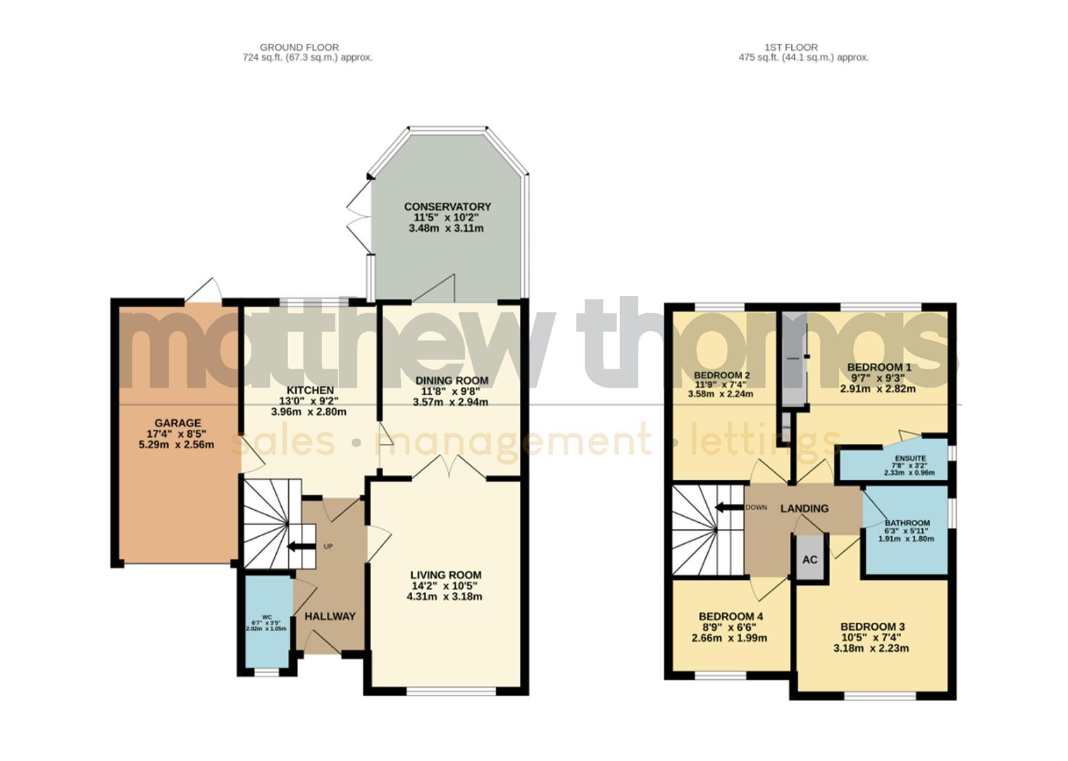 16, Pargate Close, Ripley floorplan
