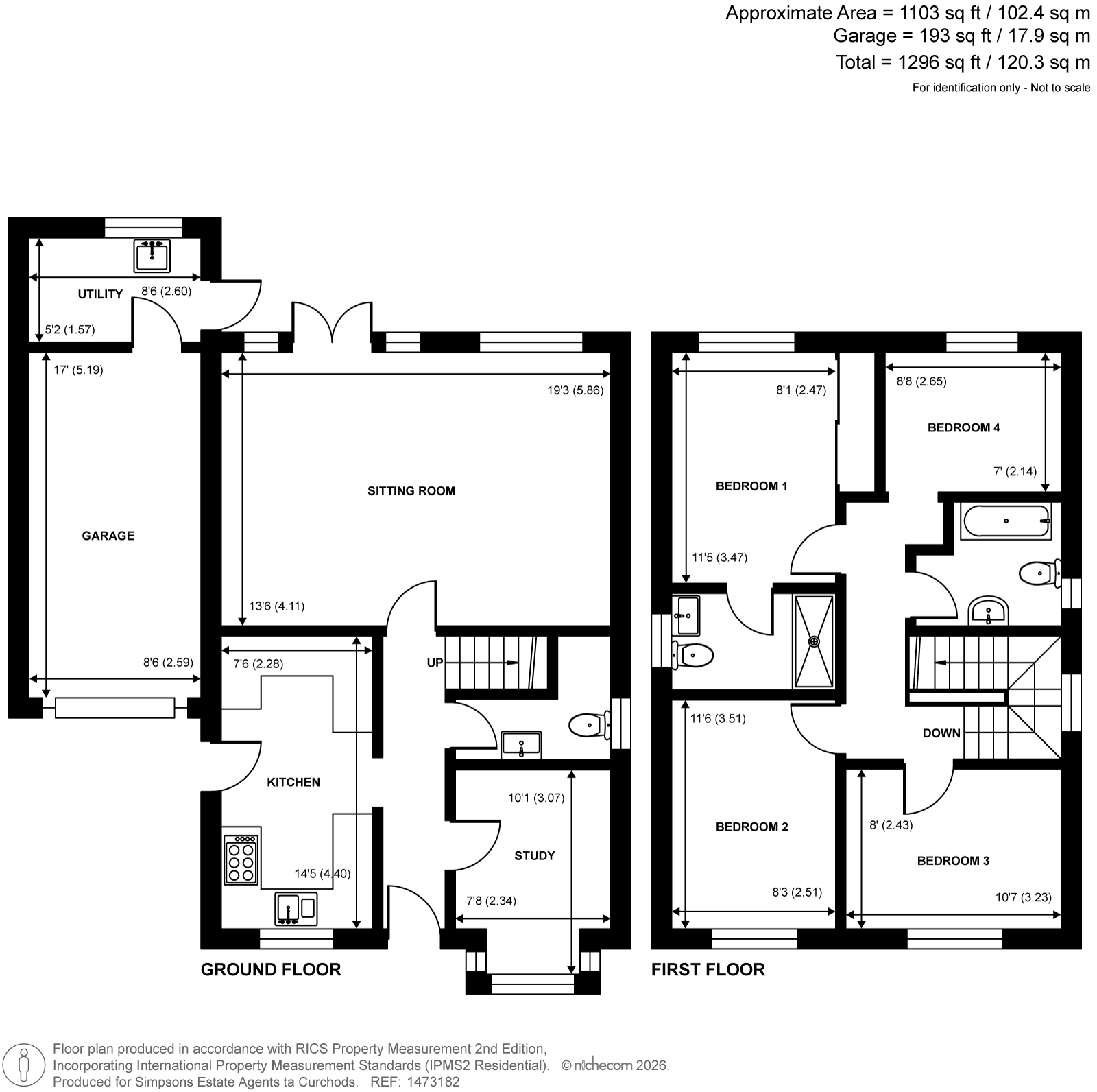 9, Oakwood Gardens, Knaphill floorplan