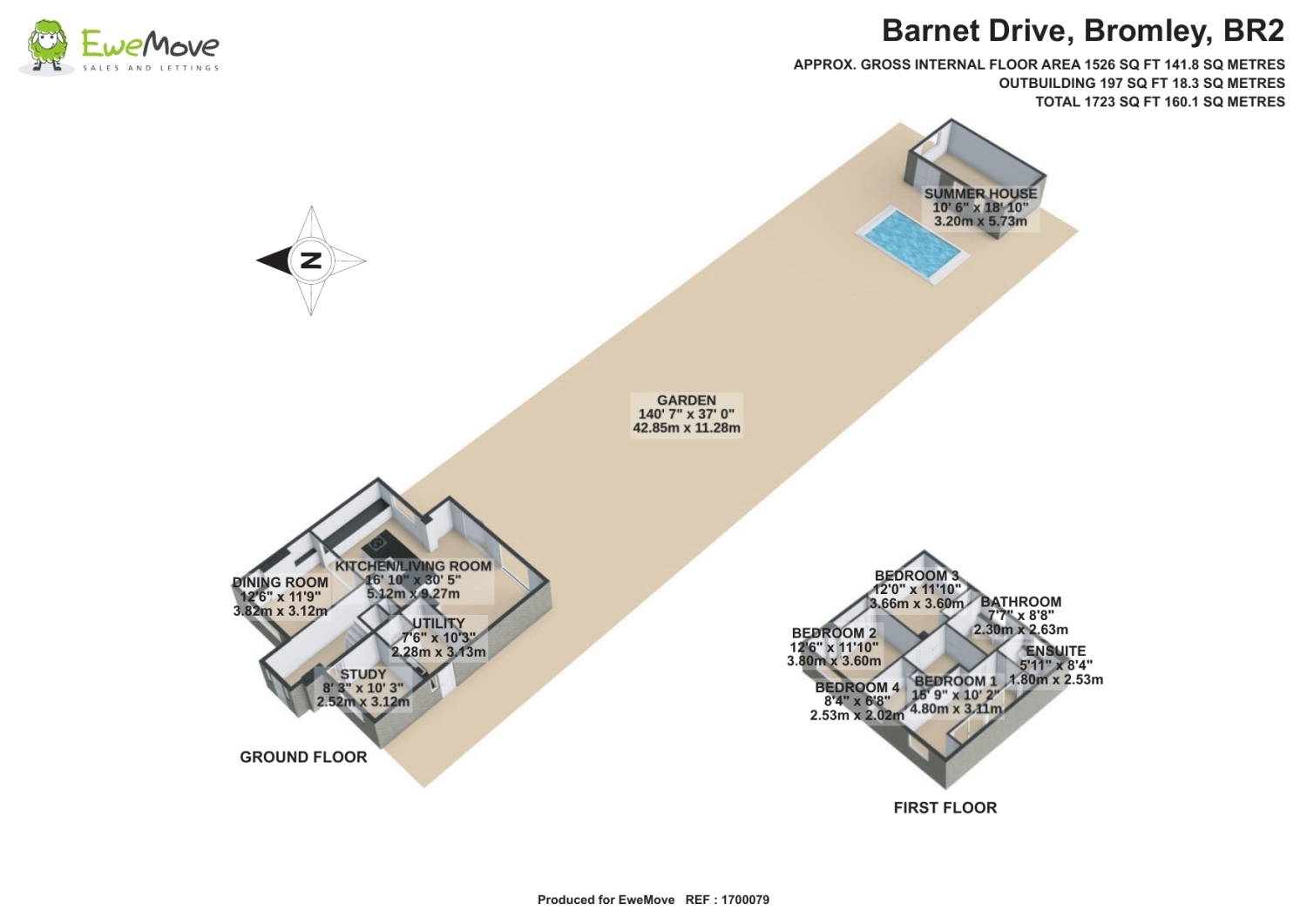 38, BARNET DRIVE, BROMLEY floorplan