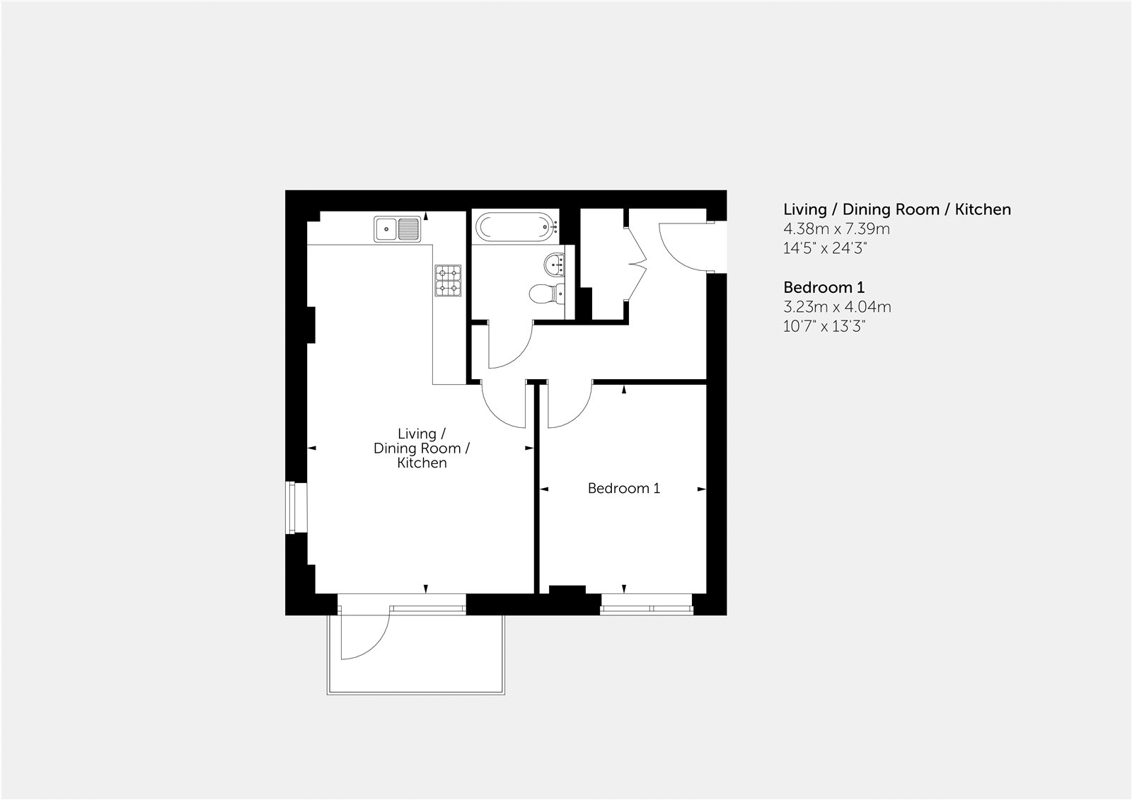 Brickmark Place - Plot C.04.05 (W), 5, Arnold House, Market Street, Berkshire floorplan