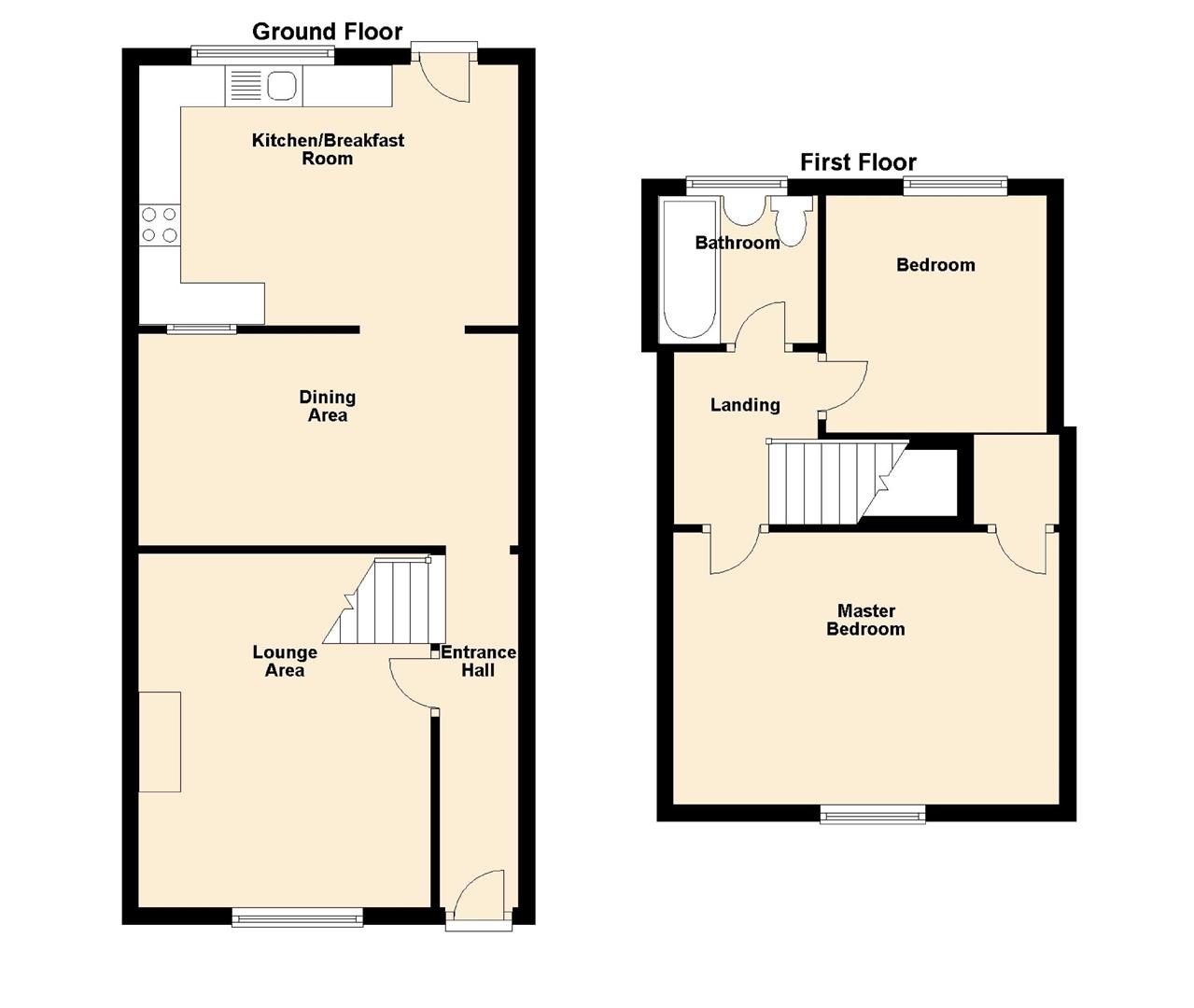 Barn Street, Haverfordwest SA61, 2 bedroom terraced house for sale