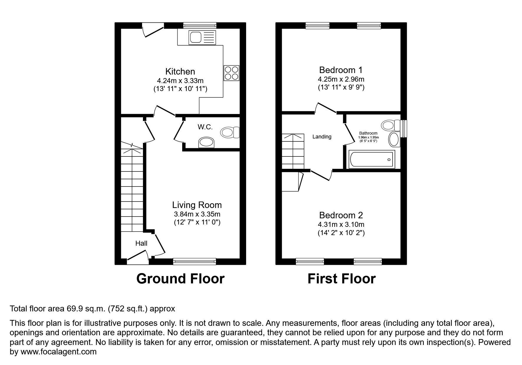 15, The Larches, Warwickshire floorplan