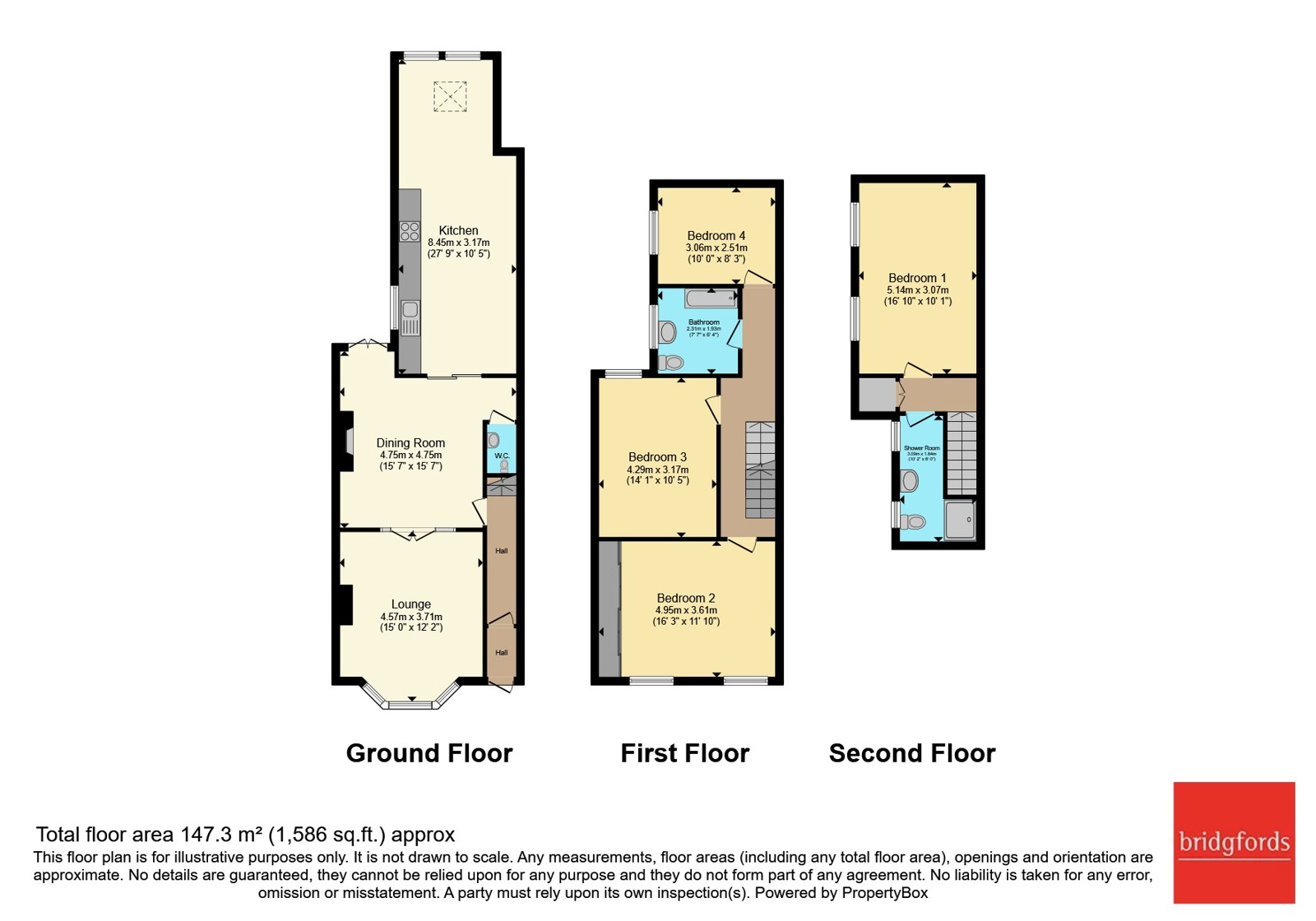 256, Worsley Road, Manchester floorplan