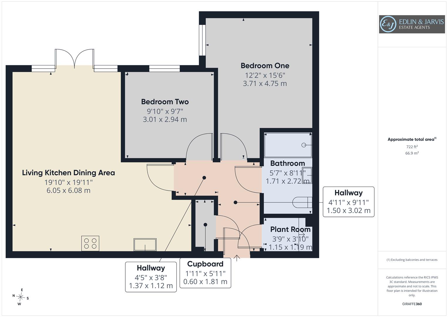 1 Beaufields House, The Poppyfields, Newark floorplan