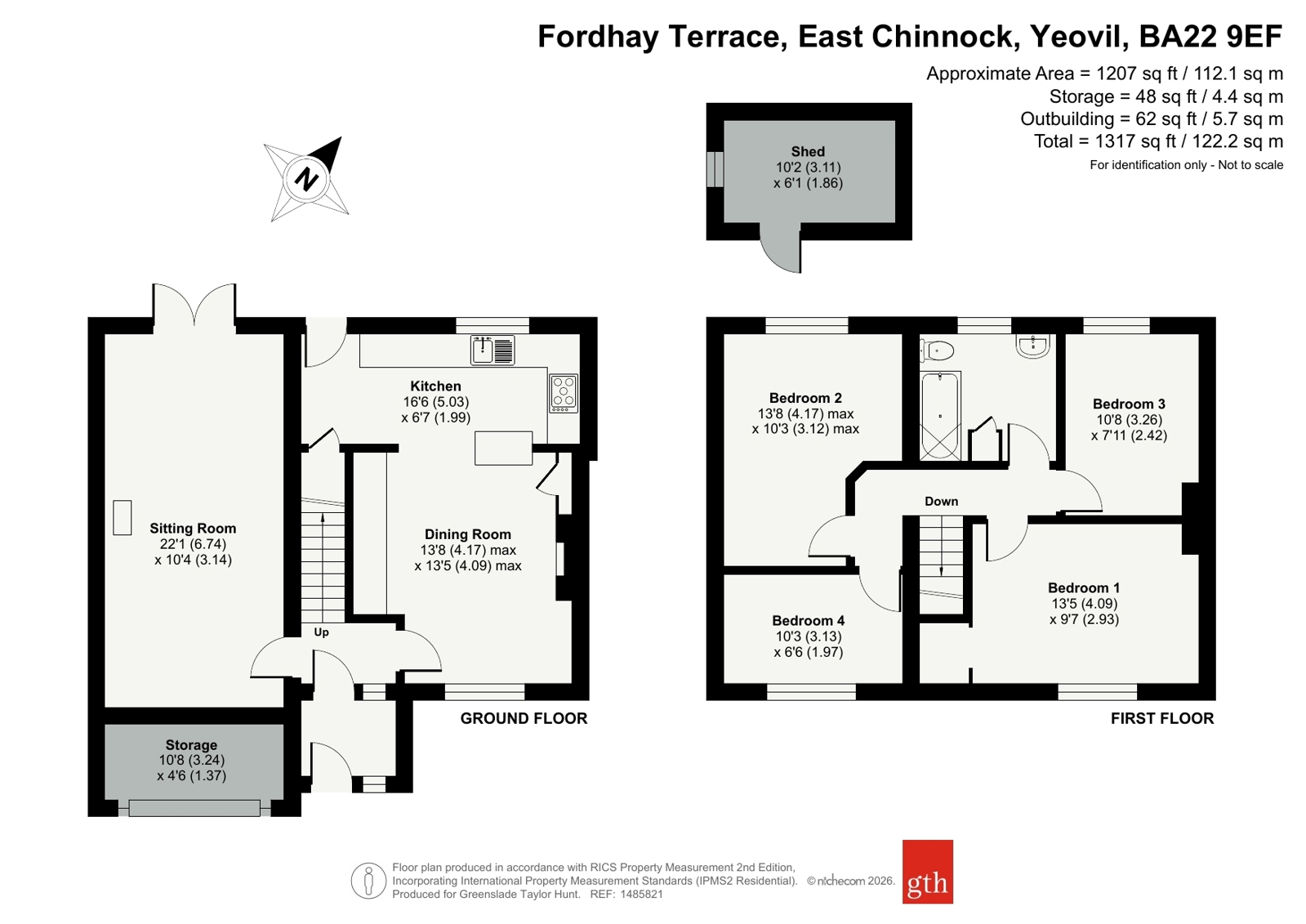 12, Fordhay Terrace, Yeovil floorplan