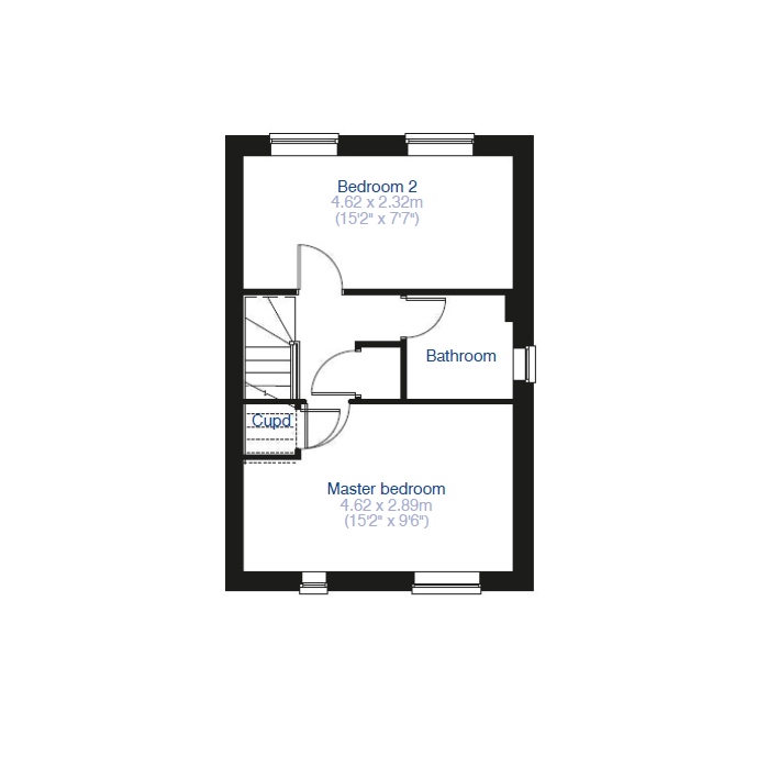 "The Howard" at Kingsley Drive, Harrogate HG1, 2 bedroom semidetached