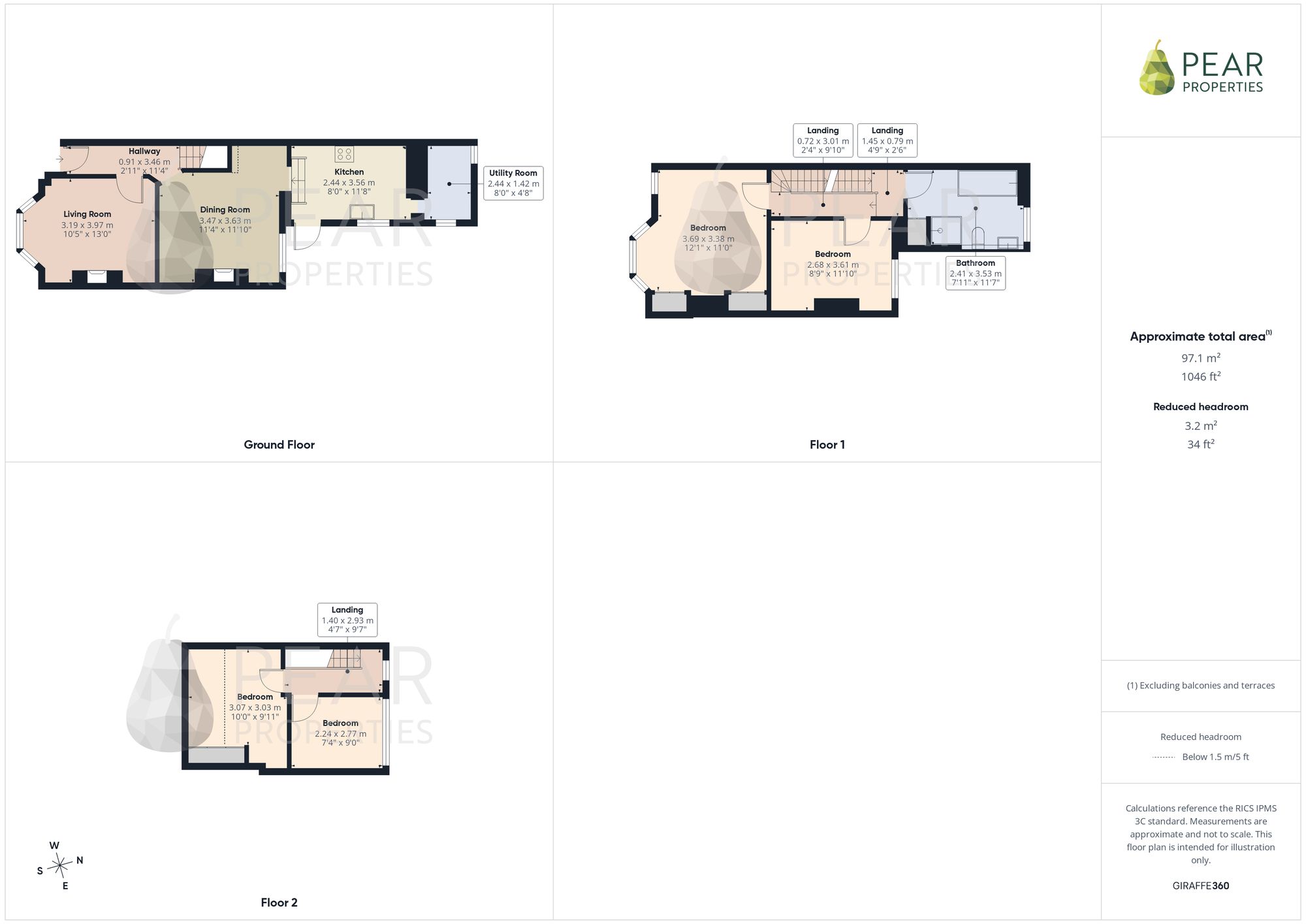 94 Tarring Road, Worthing floorplan