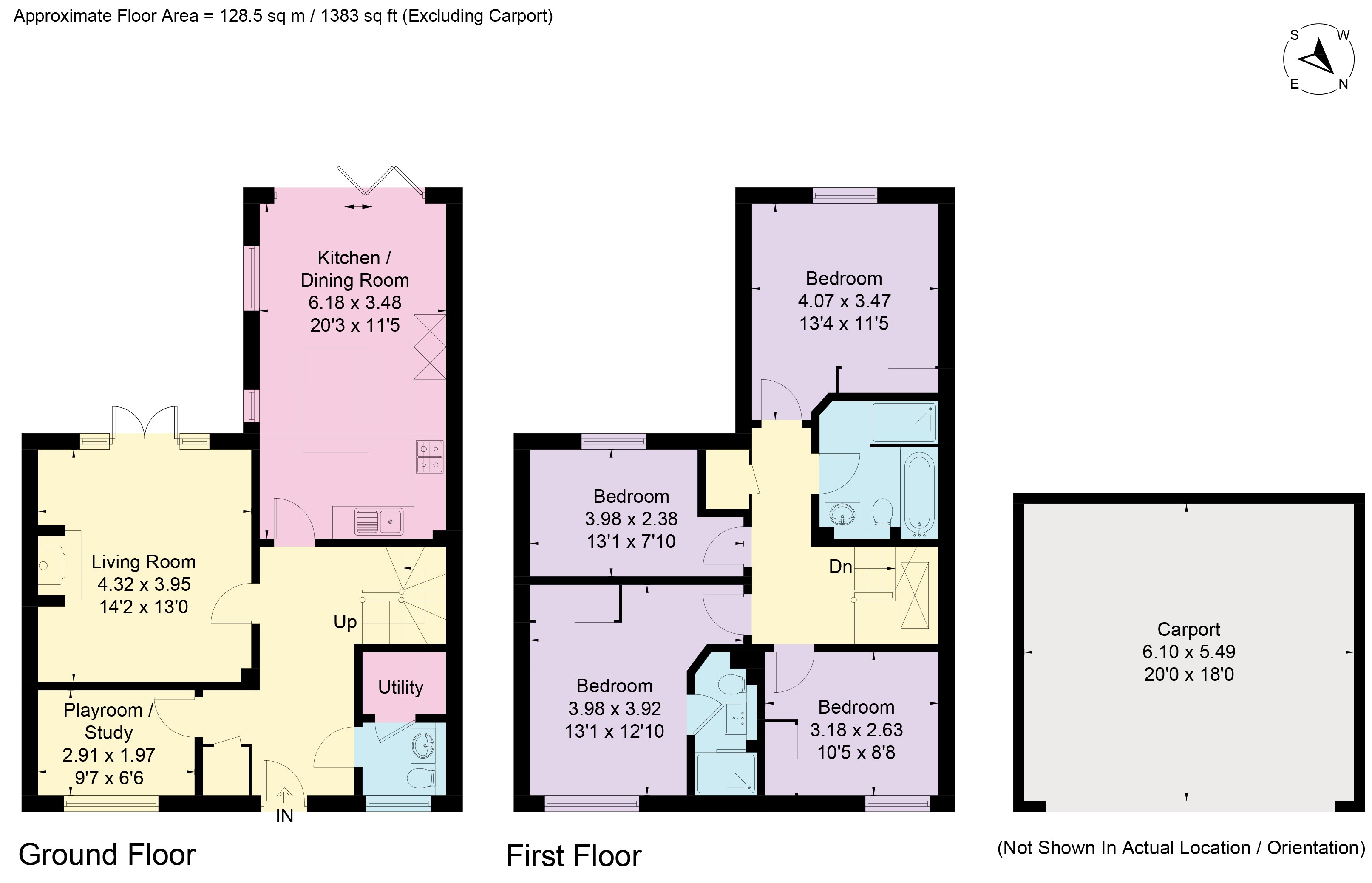 12, East View Close, Stow On The Wold floorplan