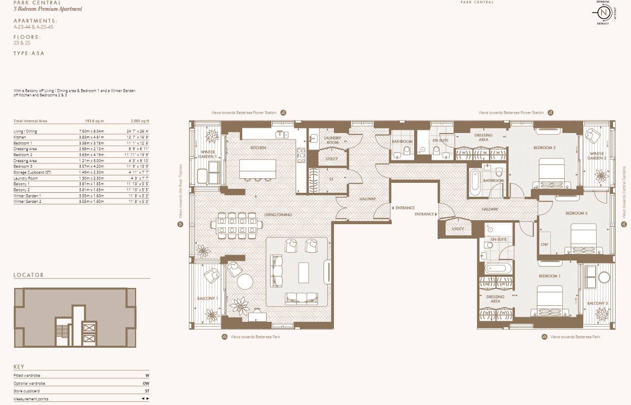 44 Amberley House, 7 Palmer Road, London floorplan