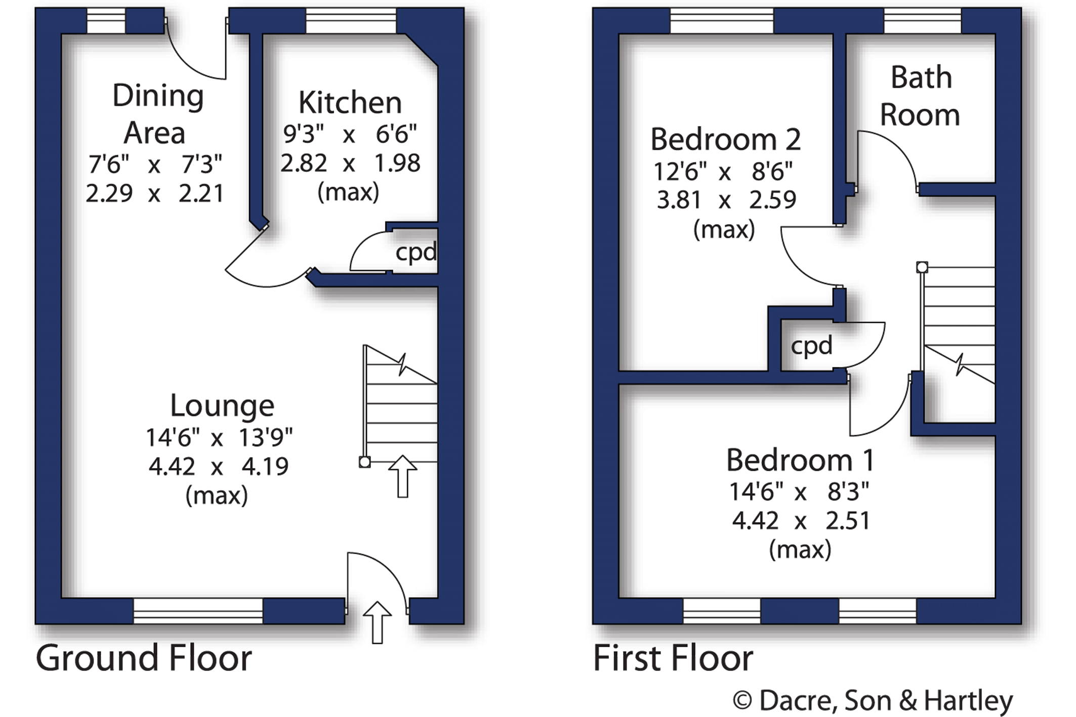5, Rook Street, West Yorkshire floorplan