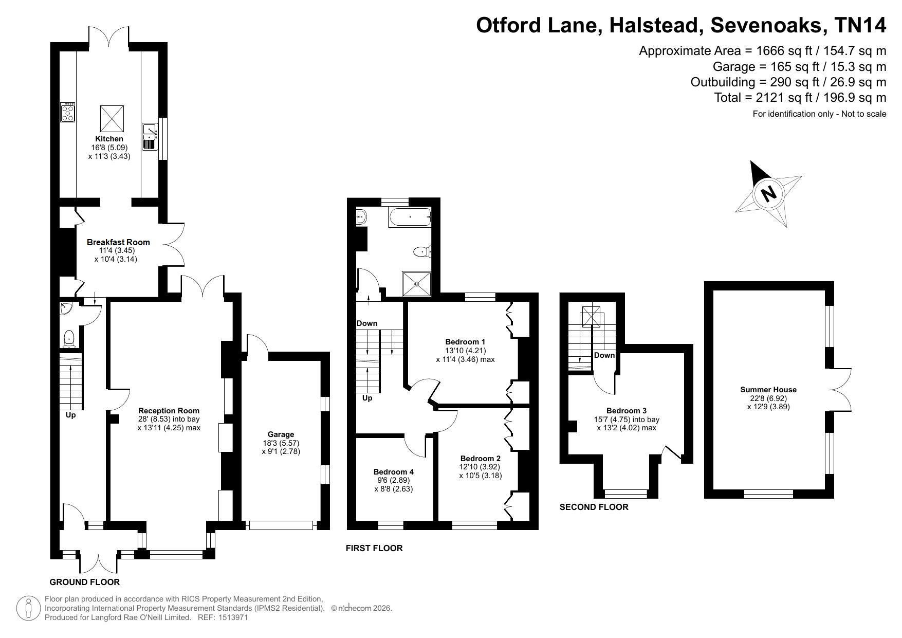 Finnart, Otford Lane, Sevenoaks floorplan