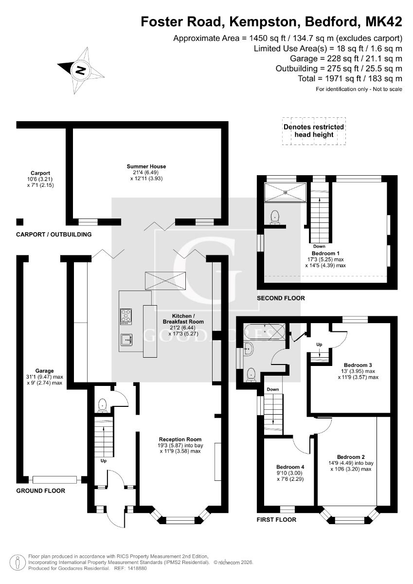 35 Foster Road, Kempston floorplan
