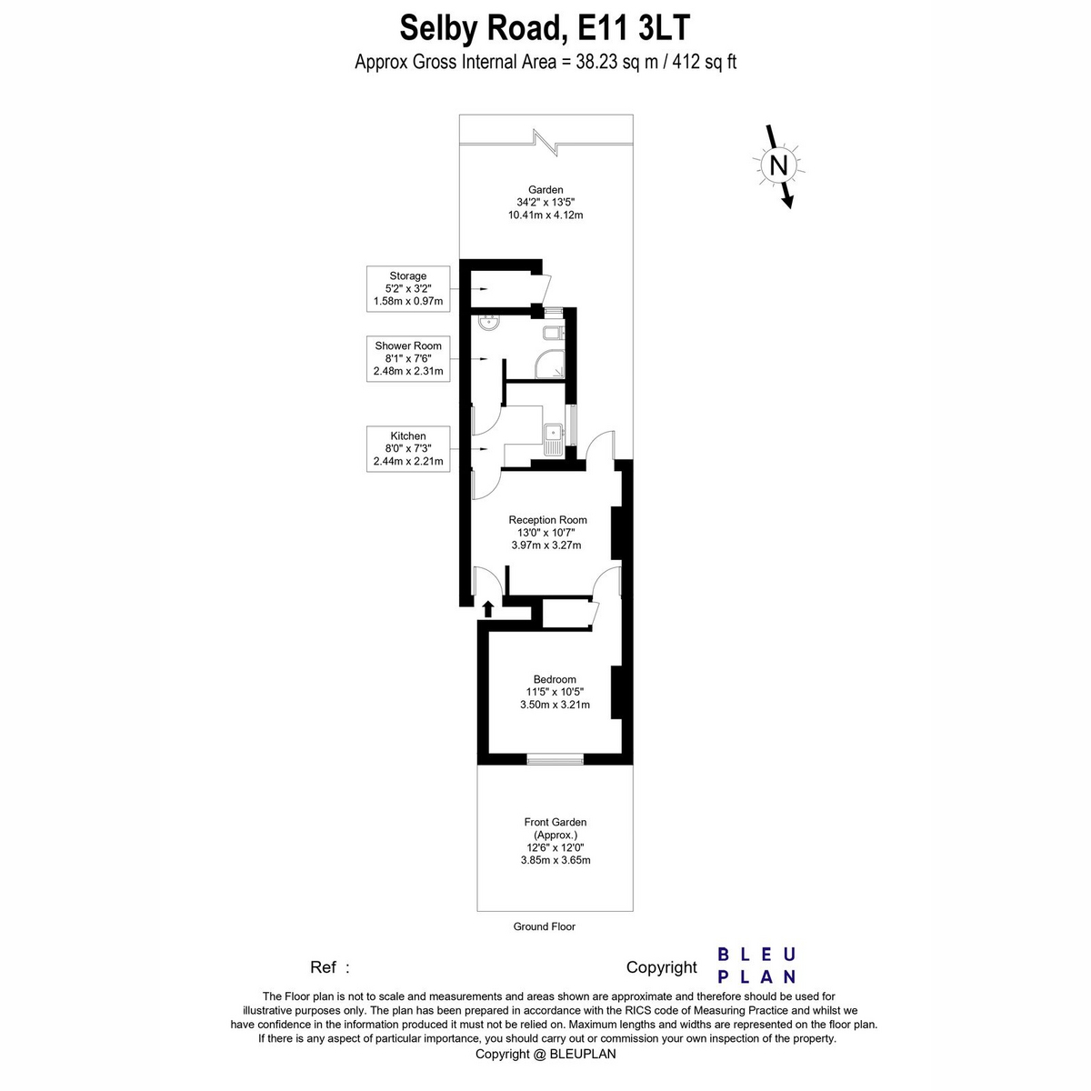 Selby Road, London floorplan