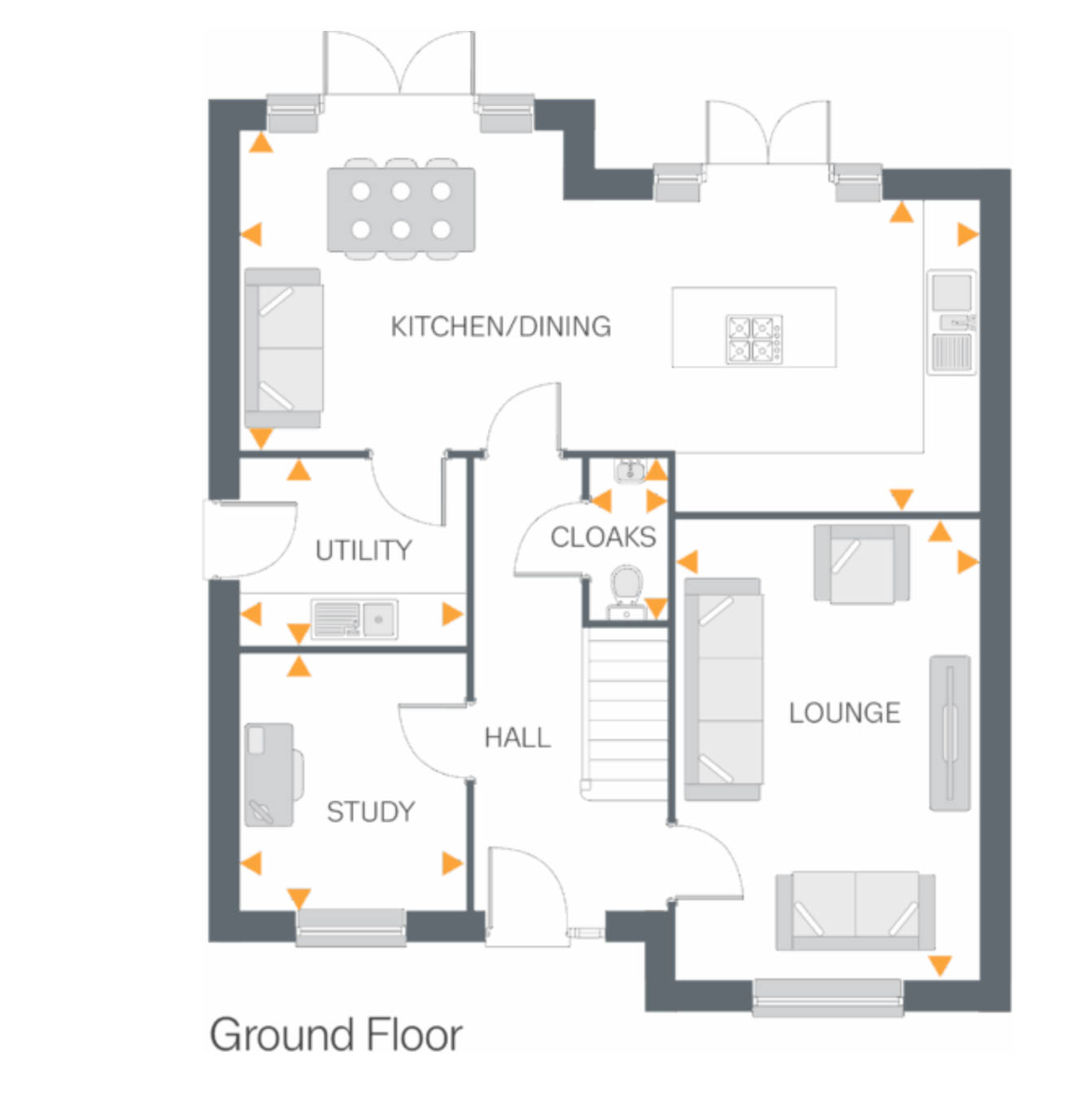 Plot 56 The Stonethwaite, Zouch Road, Leicester floorplan