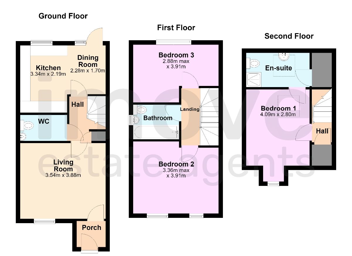 Plot 351, The Saunton, Paignton floorplan