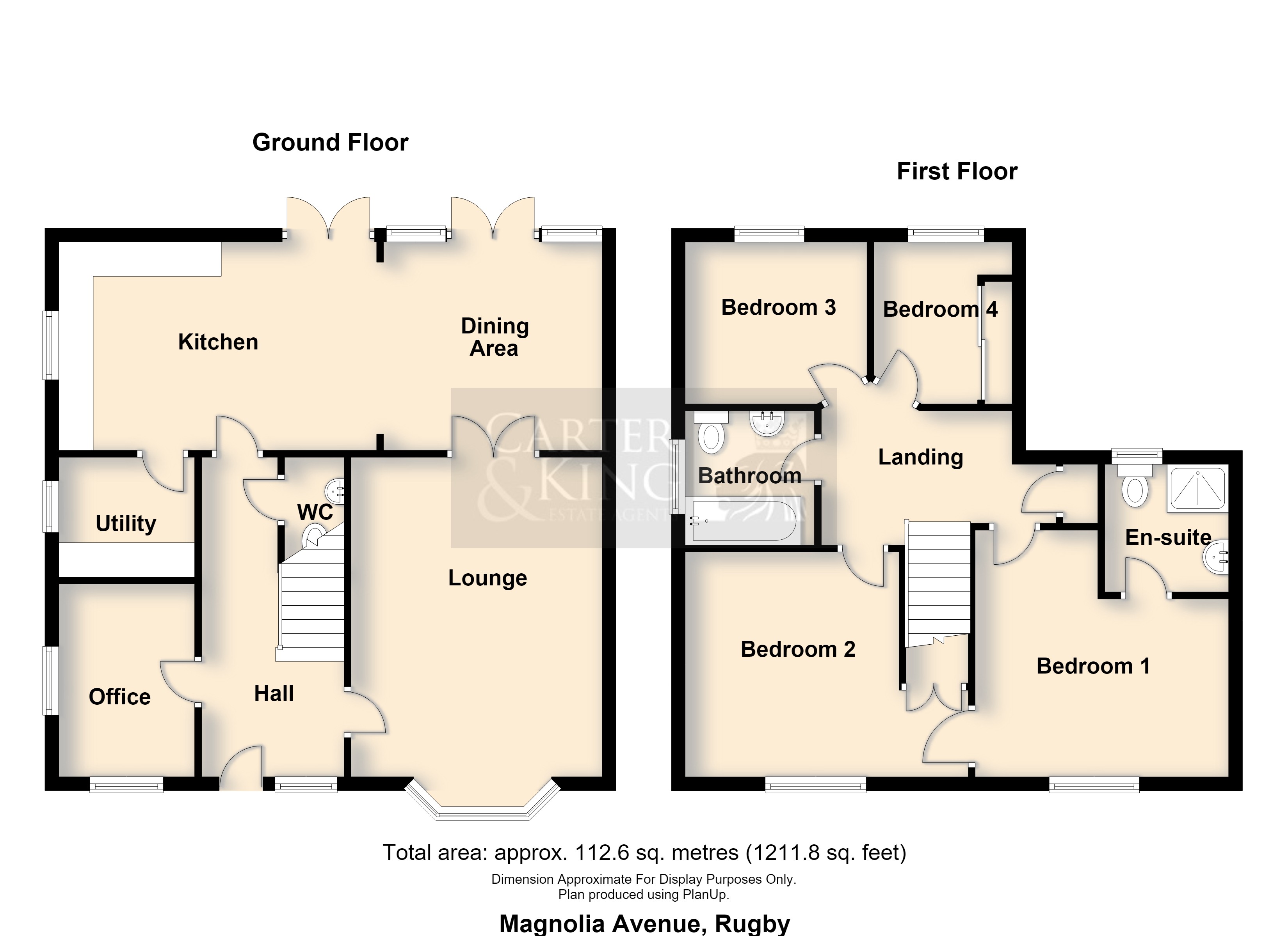 1, Magnolia Avenue, Rugby floorplan