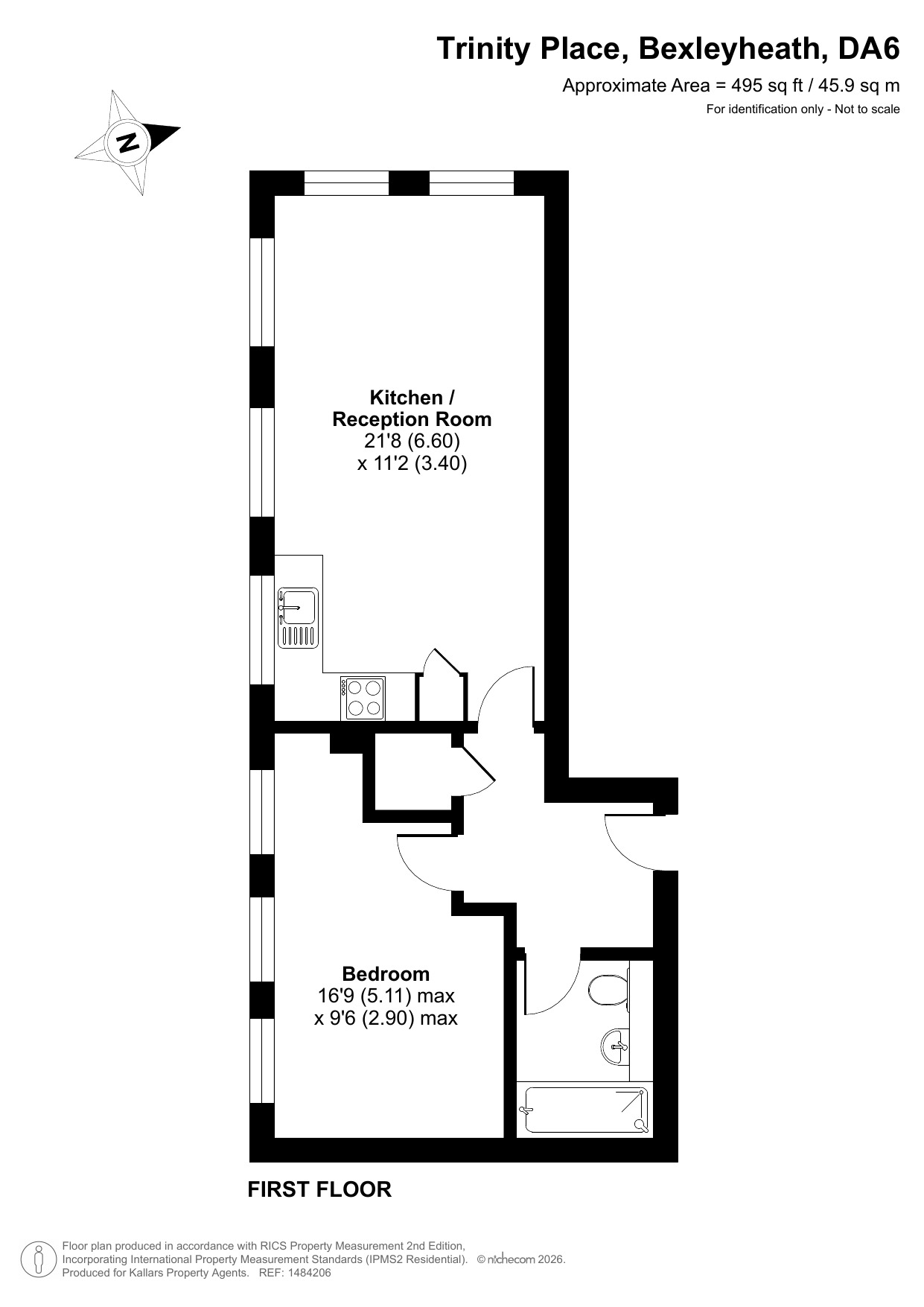 3 Albery Apartments, 19 Trinity Place, Kent floorplan