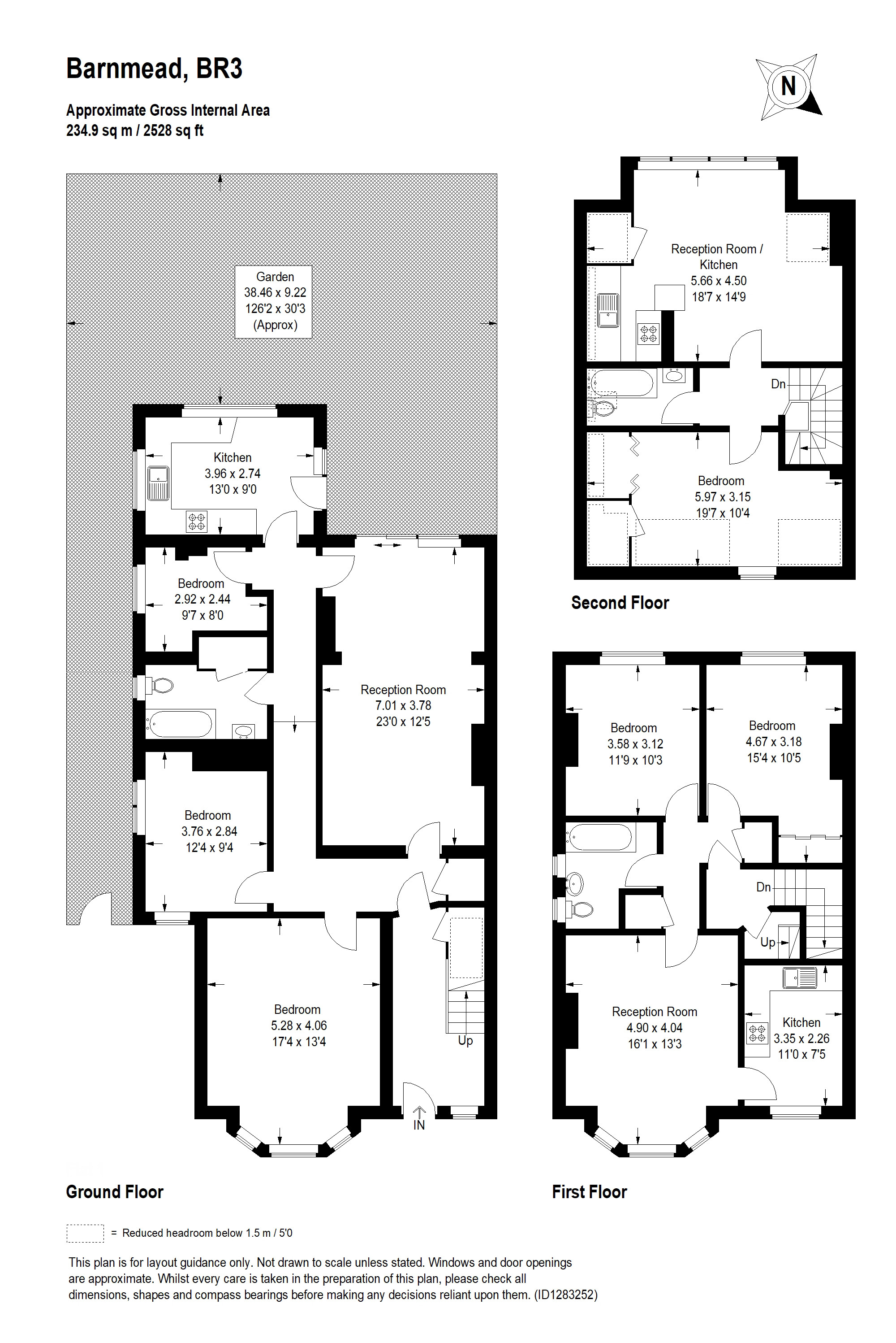 17, Barnmead Road, Beckenham floorplan