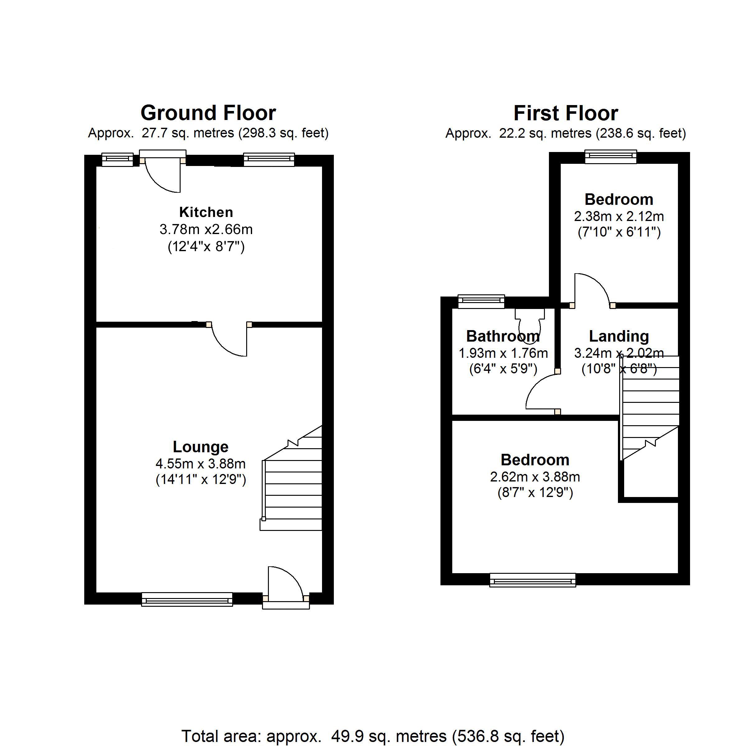 14 Stone Road Eccleshall Staffordshire St21 2 Bedroom