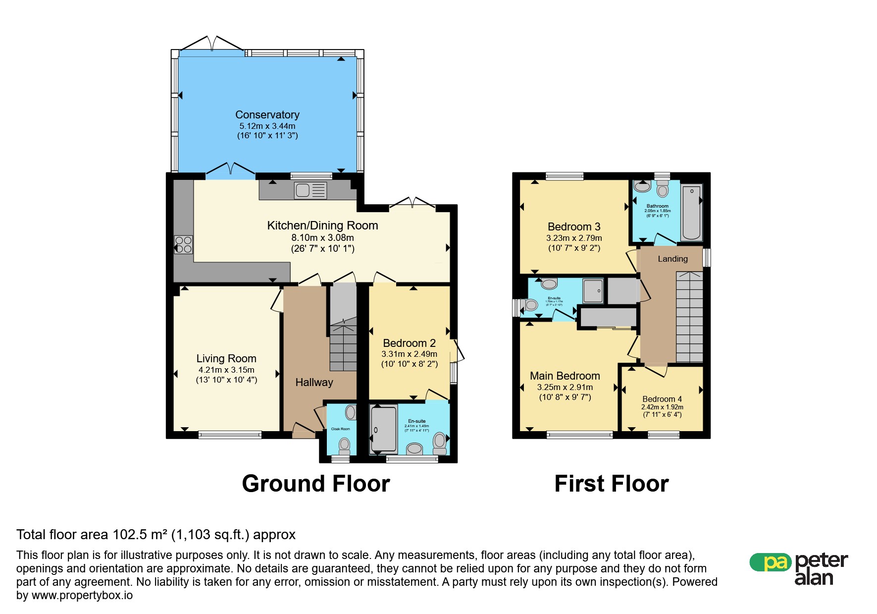 44, Thorne Way, Cardiff floorplan