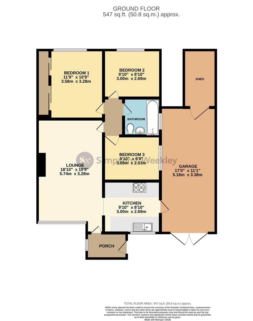 6, Scott Road, Wellingborough floorplan