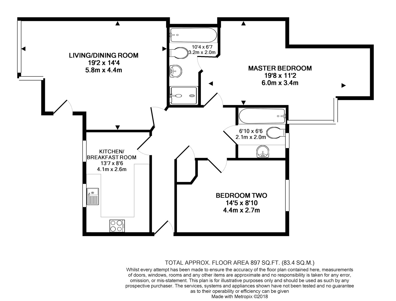 2 Bedrooms Flat for sale in Courtney Place, Terrace Road South, Binfield, Berkshire RG42