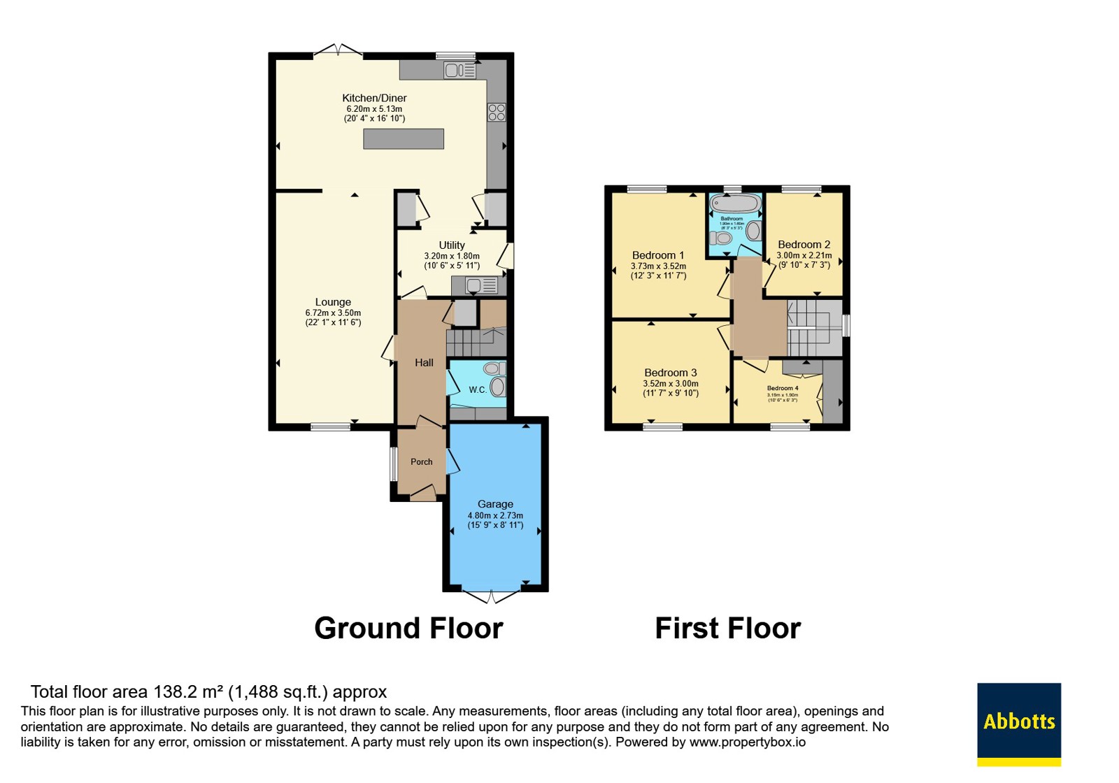 91, Caulfield Road, Southend-on-Sea floorplan
