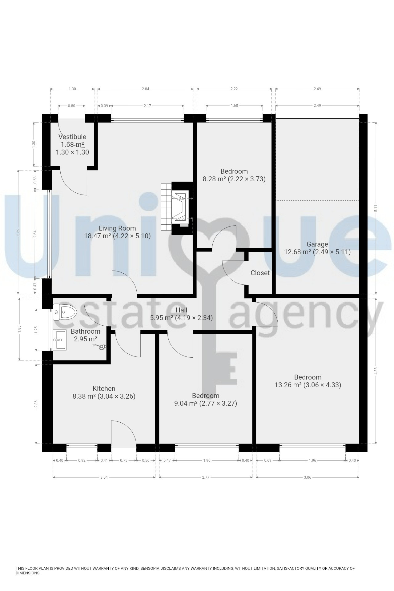 61, Buttermere Avenue, Fleetwood floorplan