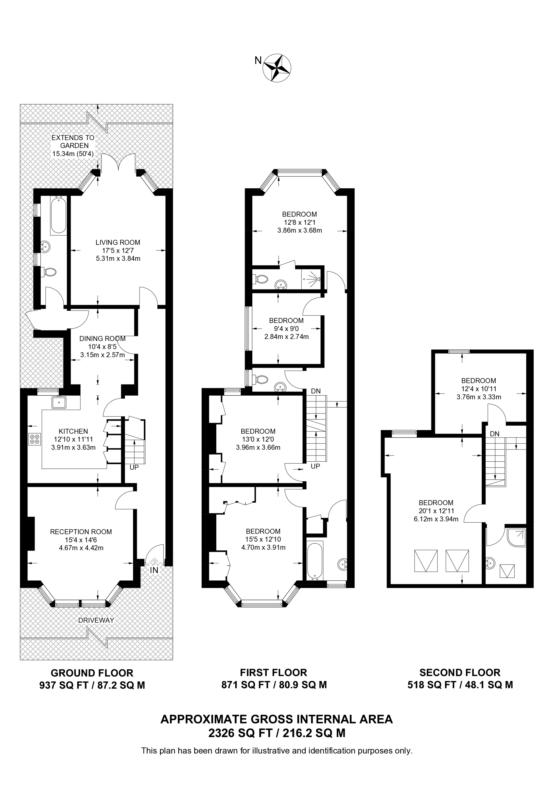 Carholme Road, Forest Hill floorplan