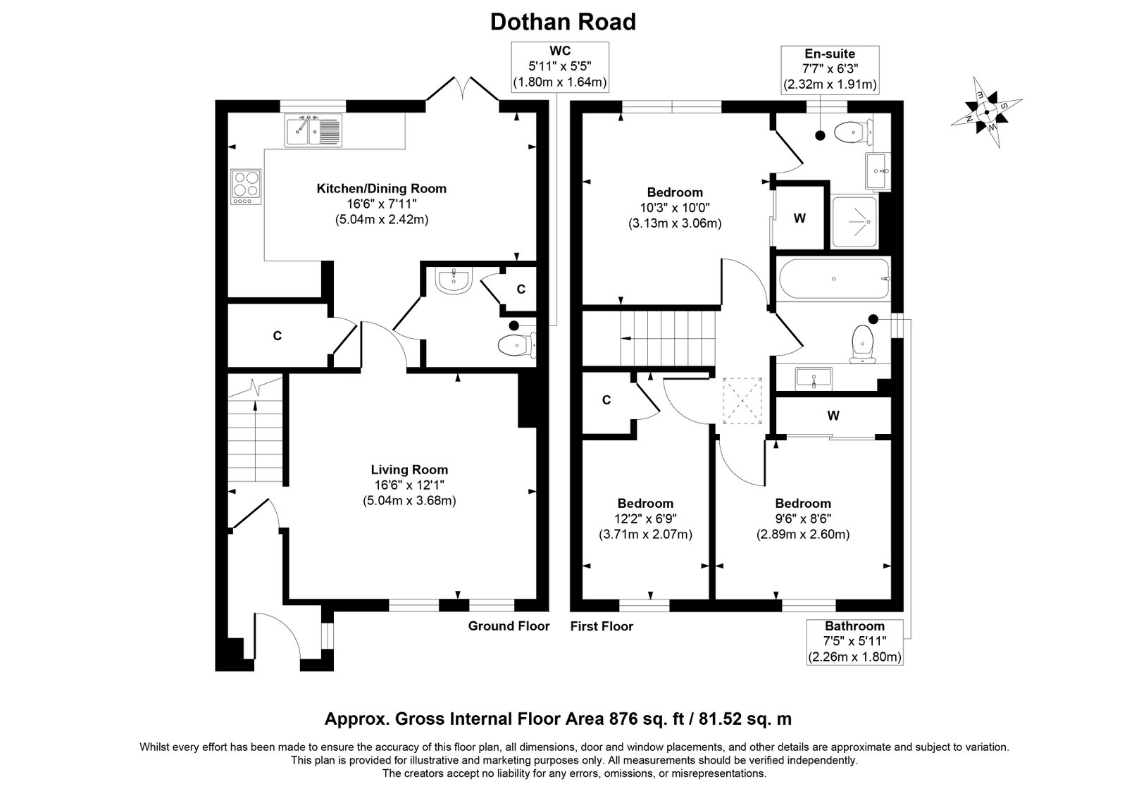 58, Dothan Road, Kirkcaldy floorplan