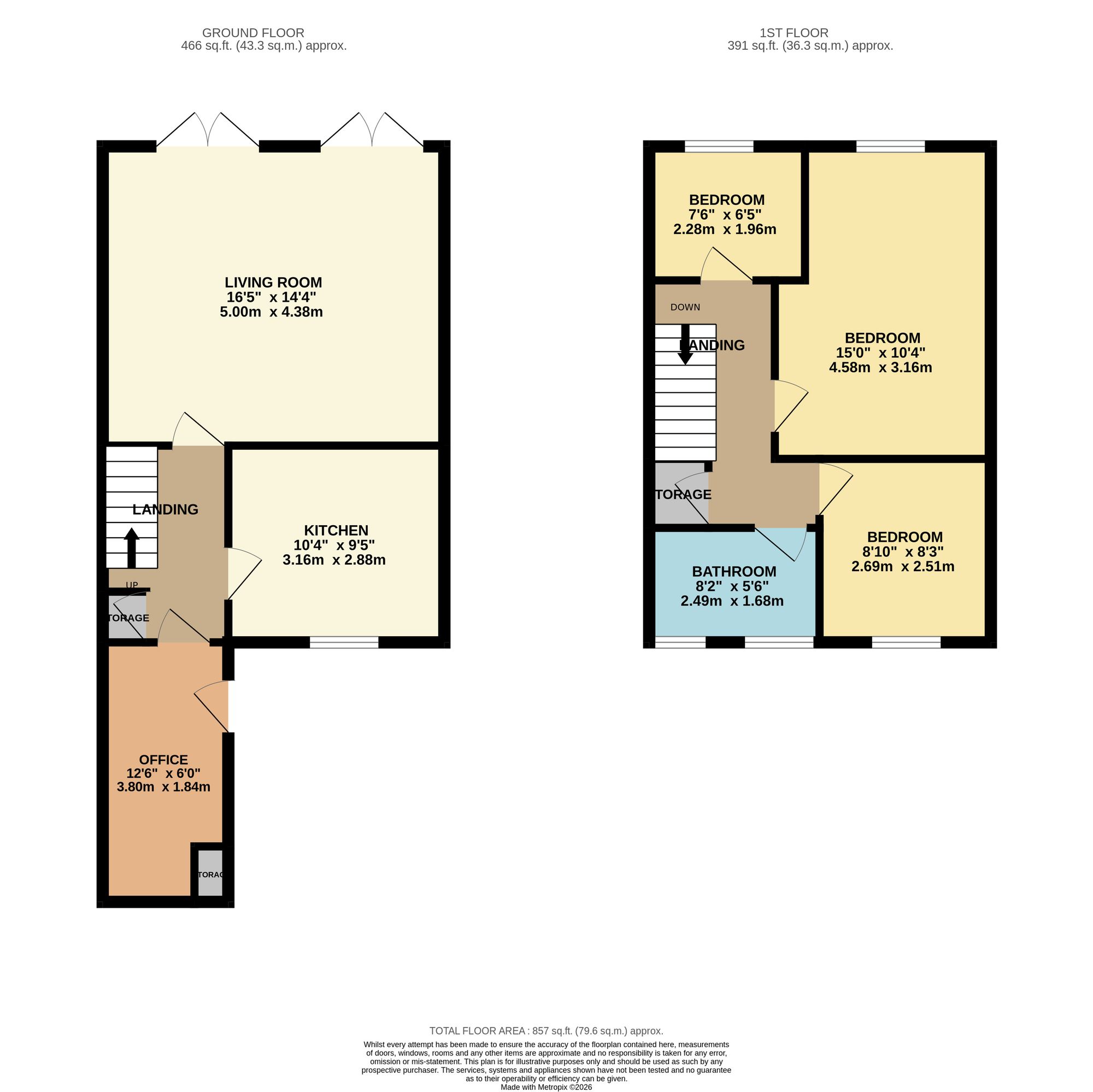 36 Richmond Walk, Manchester floorplan