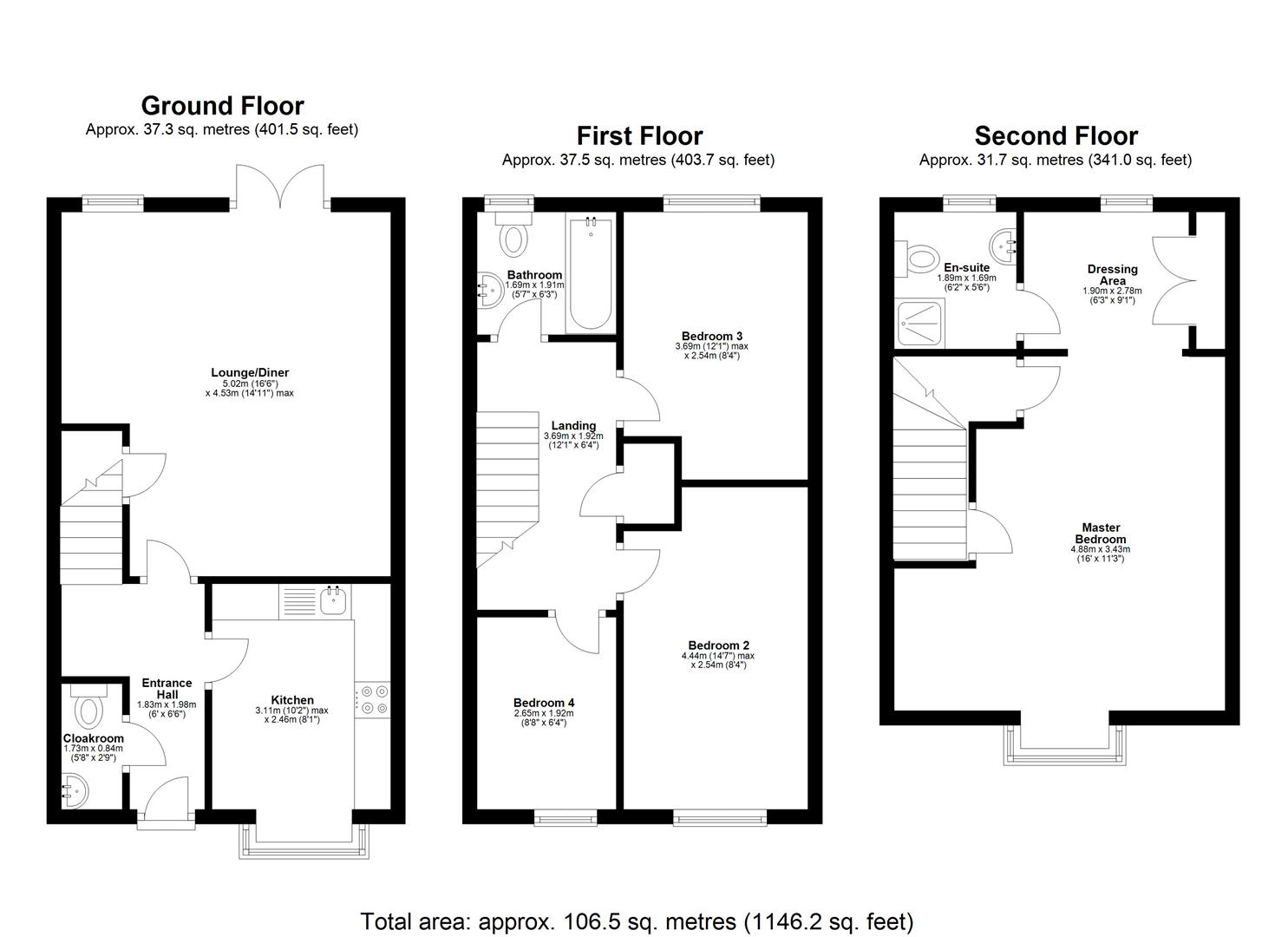 4 bed terraced house for sale in Sakura Walk, Willen Park, Milton