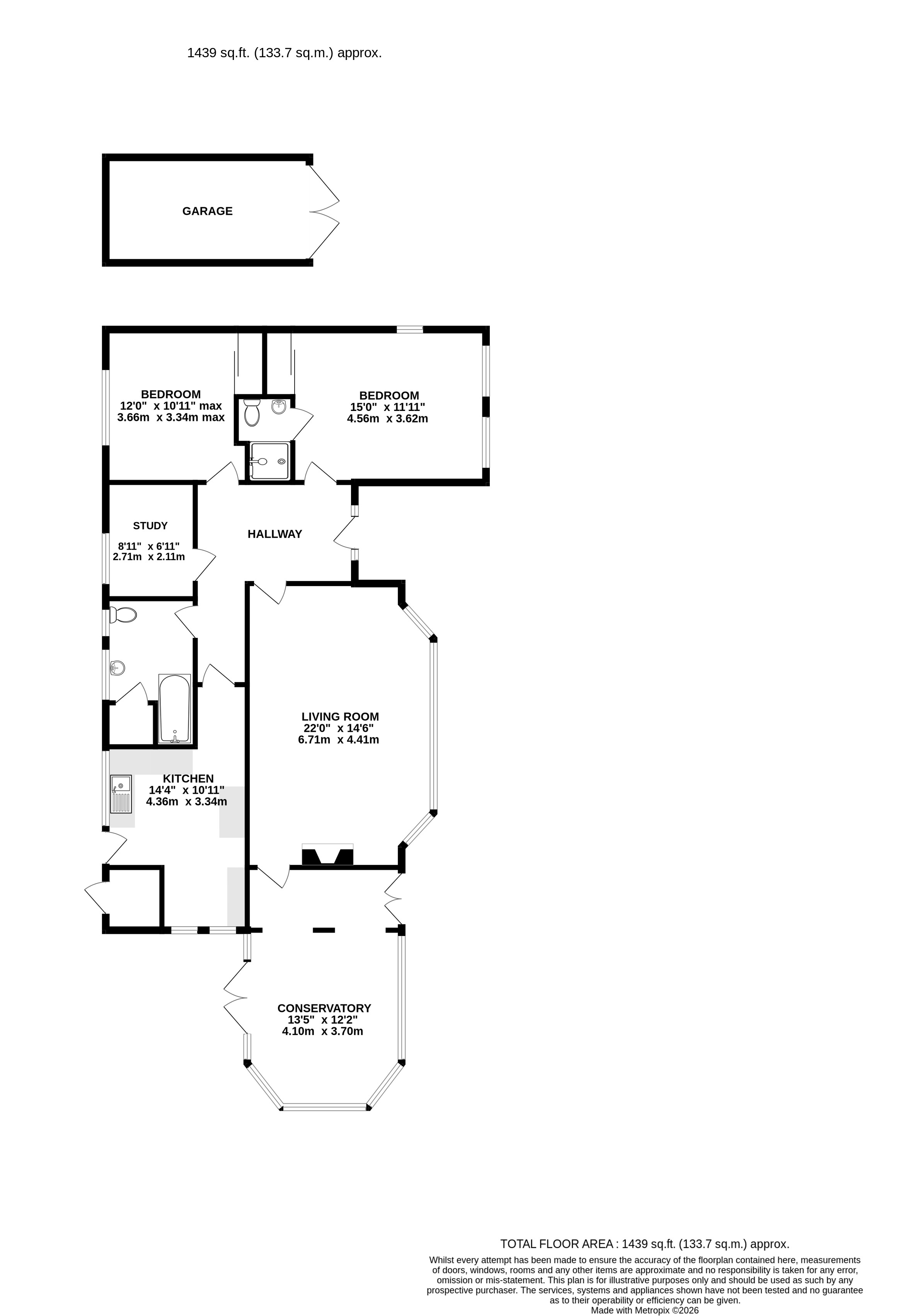 16, York Crescent, Hampshire floorplan