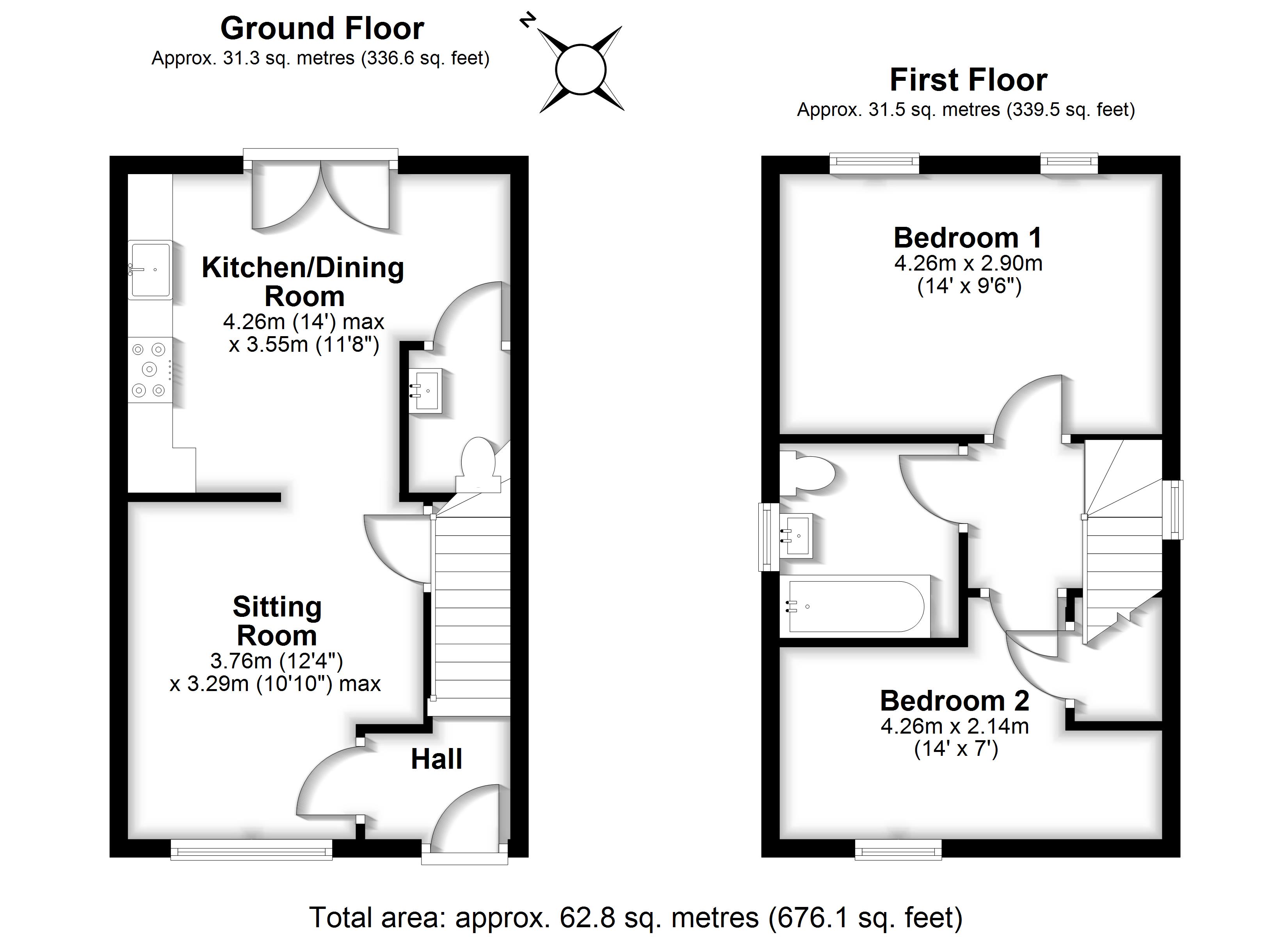 10, King Charles Drive, Essex floorplan