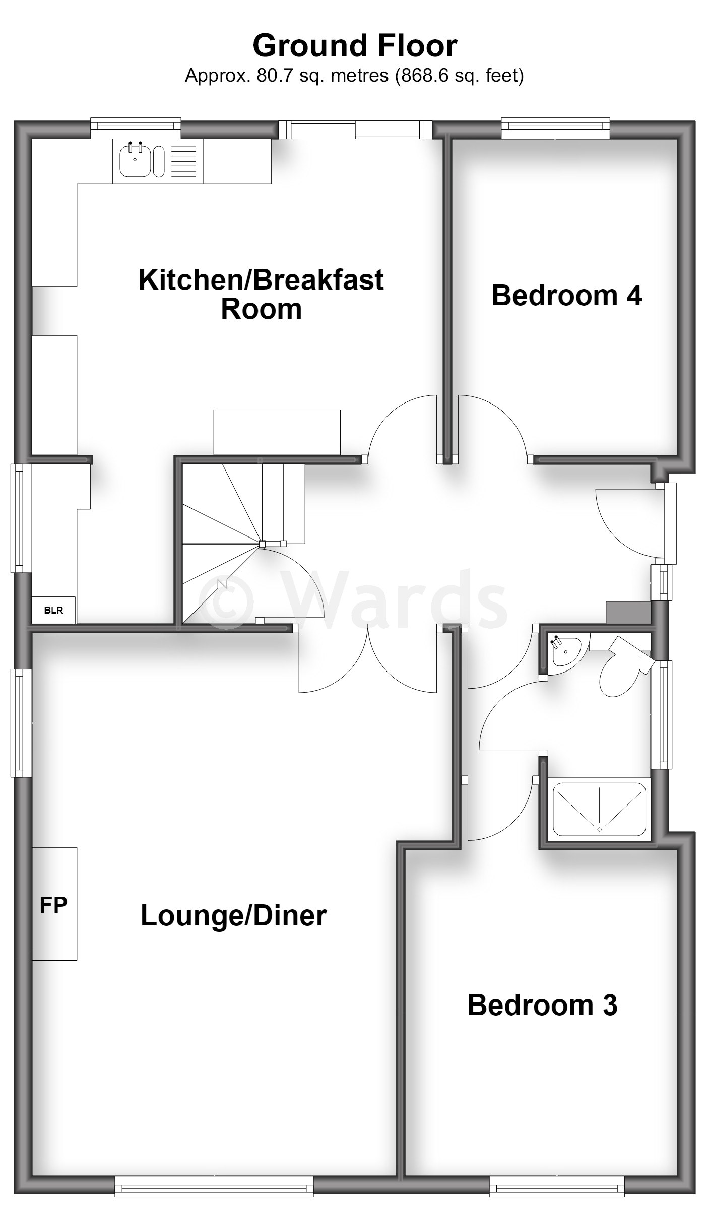 Treetops, Drake Avenue, Sheerness floorplan