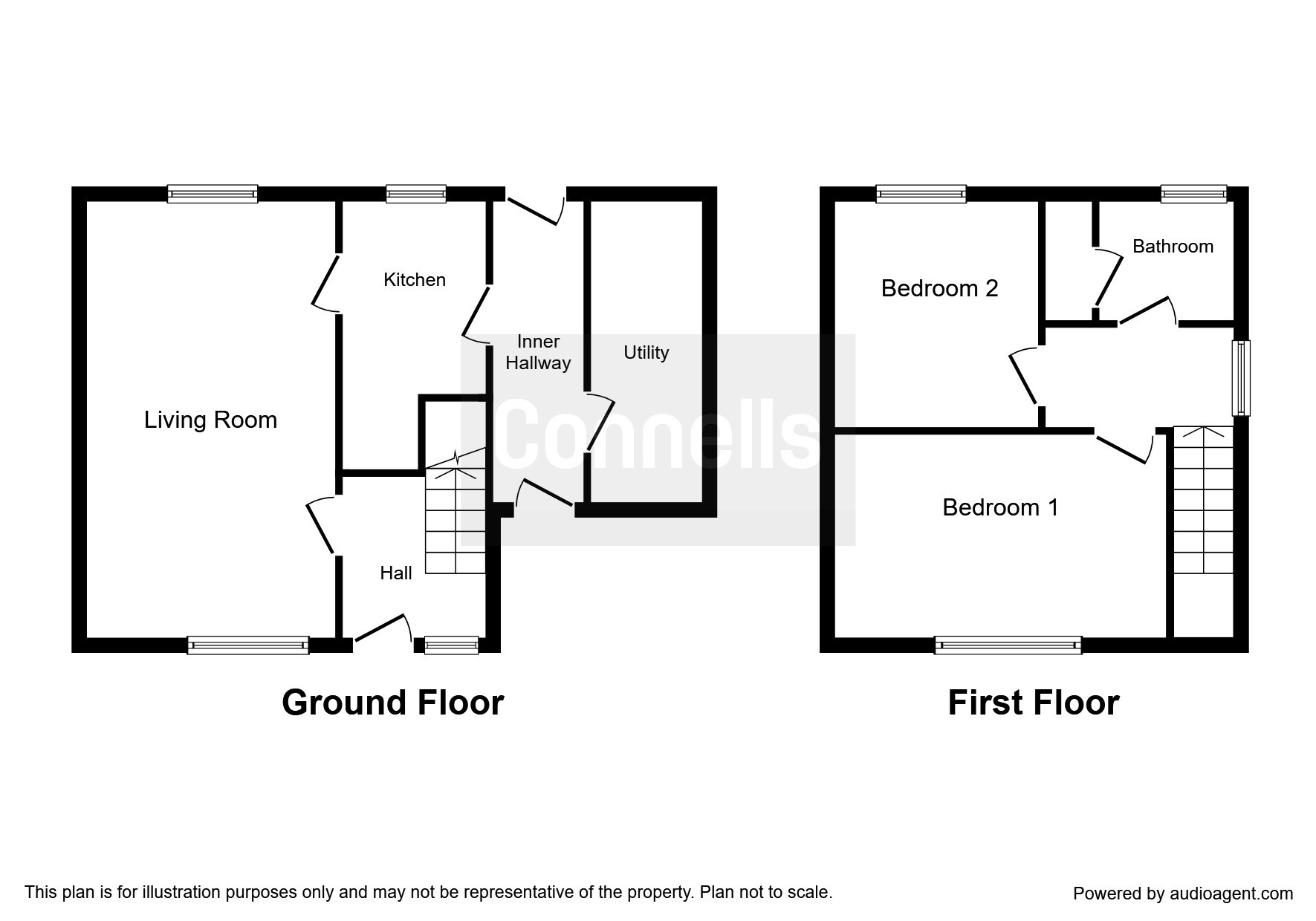 2 Bedrooms Semi-detached house for sale in Laxton Road, Taunton TA1