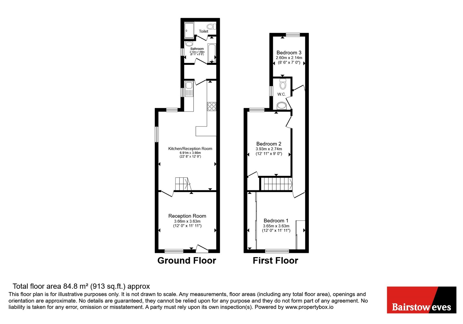 68, Phoenix Street, Nottinghamshire floorplan