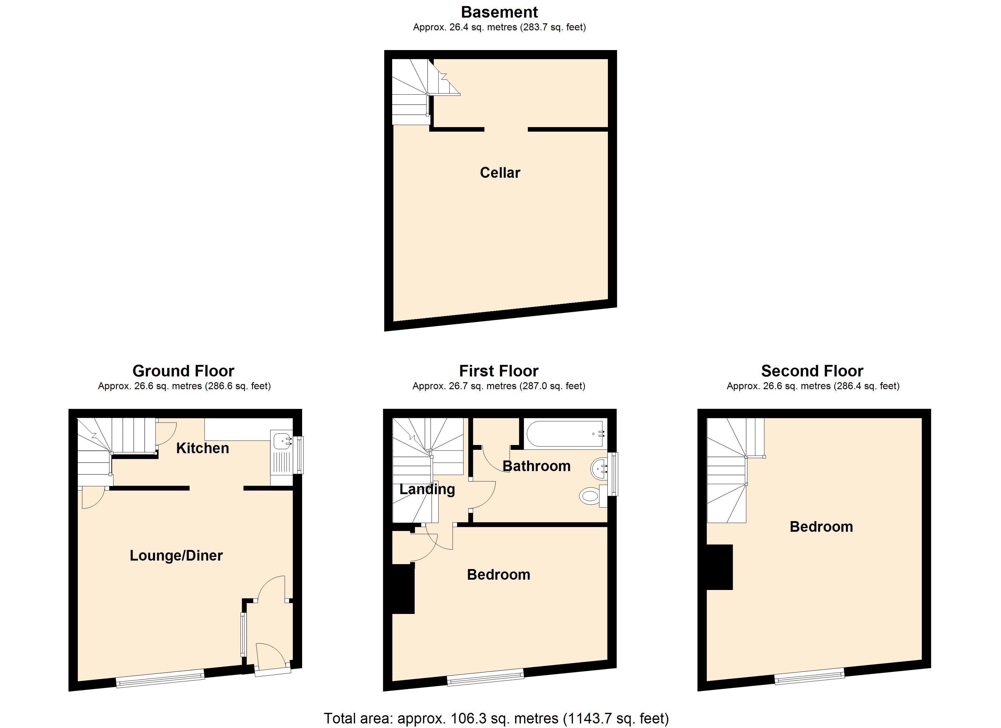 2 Bedrooms Terraced house for sale in Clyde Street, Bingley BD16