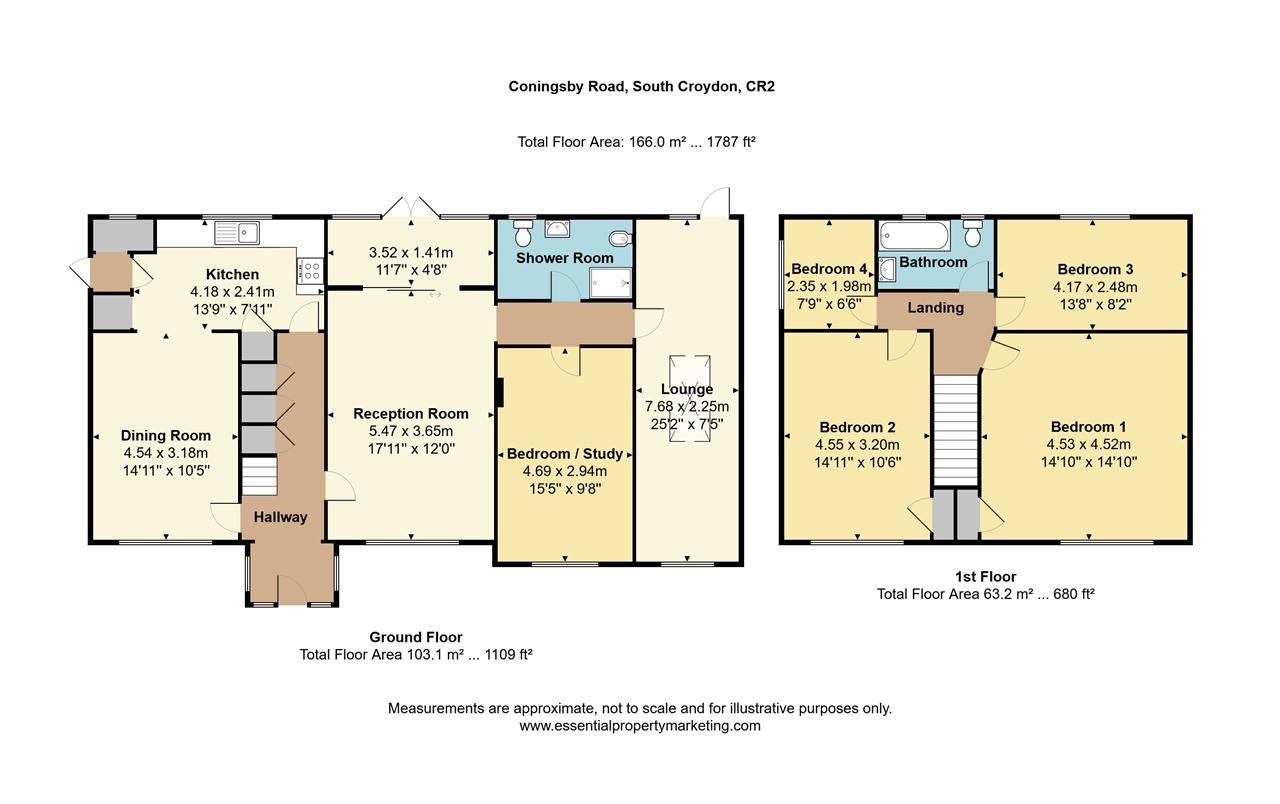 3, Coningsby Road, South Croydon floorplan