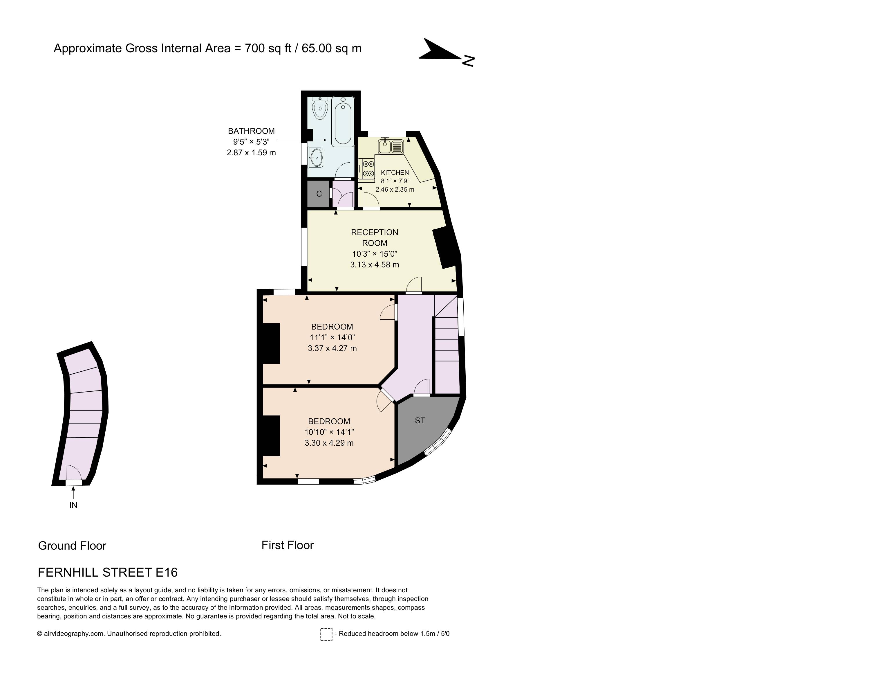 41, Fernhill Street, London floorplan
