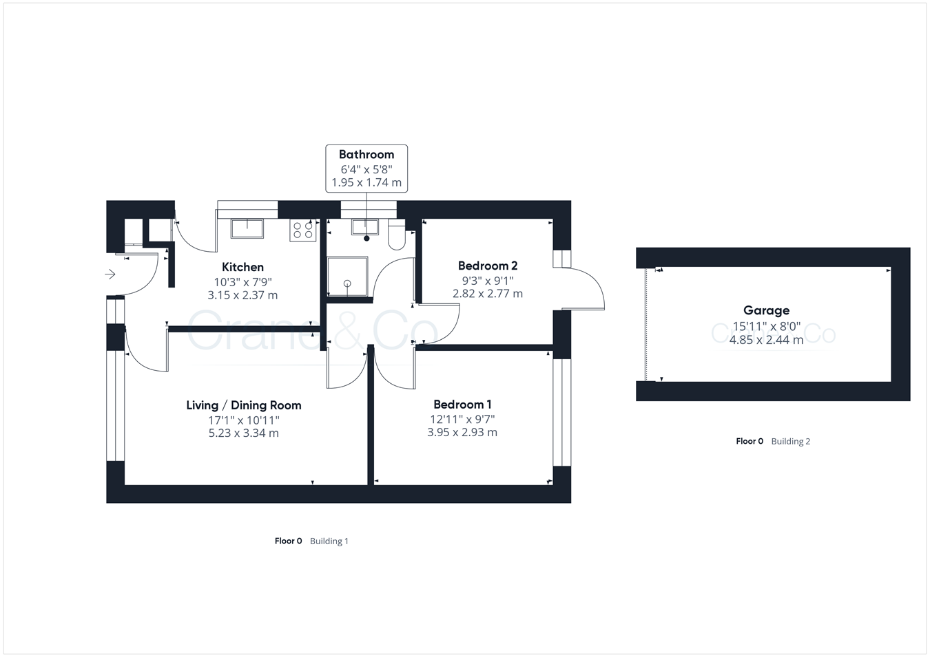 2 bed semidetached bungalow for sale in Old Orchard Place, Hailsham