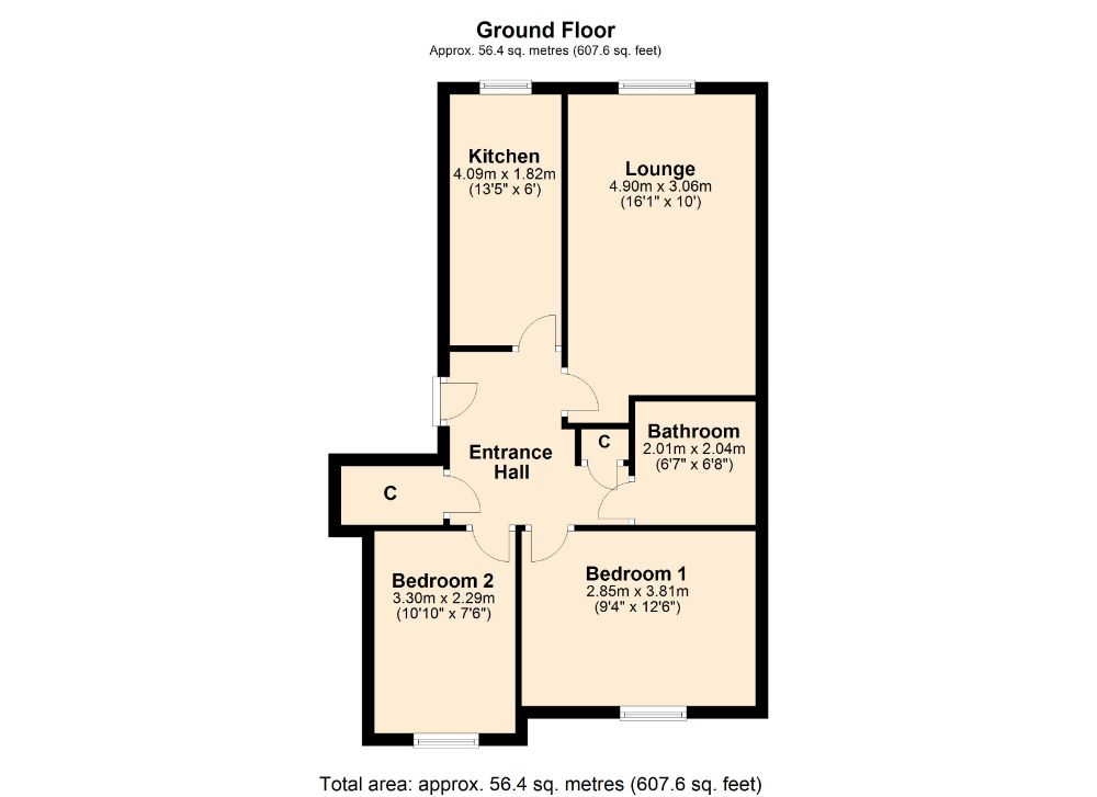 Balfour Road, Queens Park, Northampton NN2, 2 bedroom flat for sale