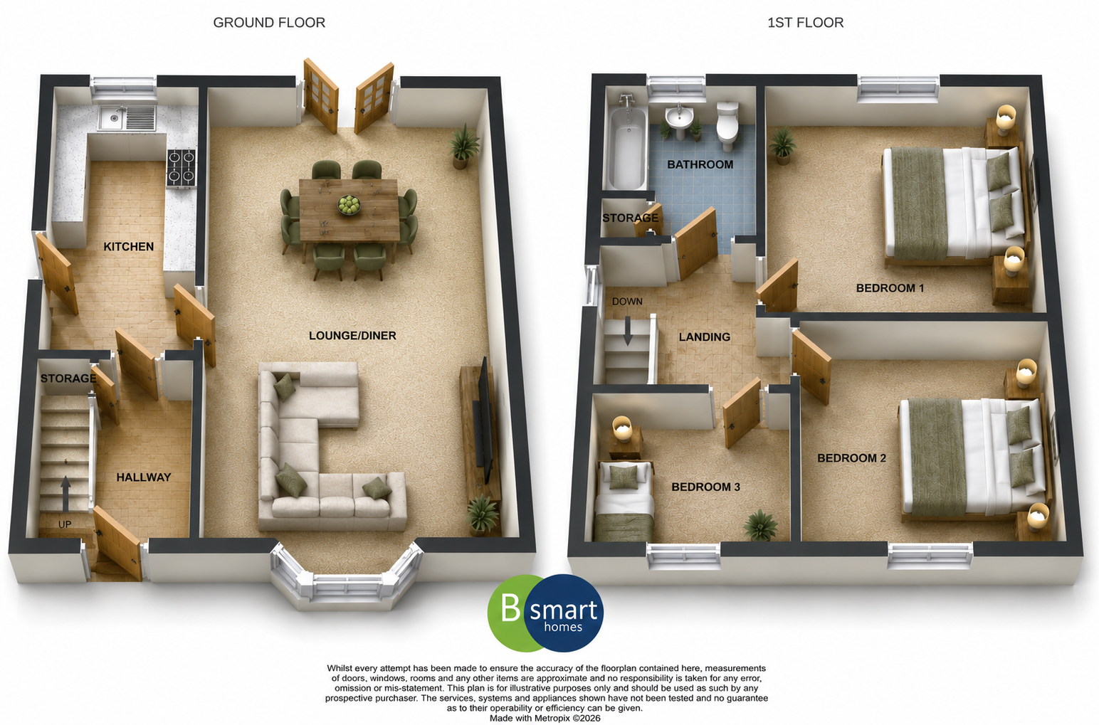 24, Harlington Road, Mexborough floorplan