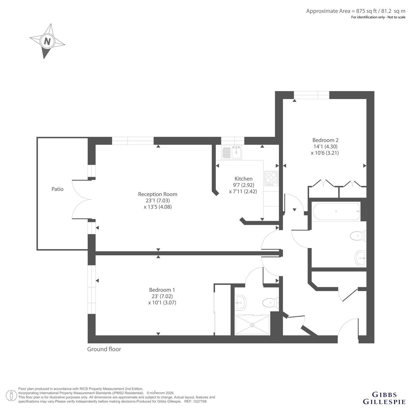 4 Amber House,, Honeypot Lane, Stanmore floorplan