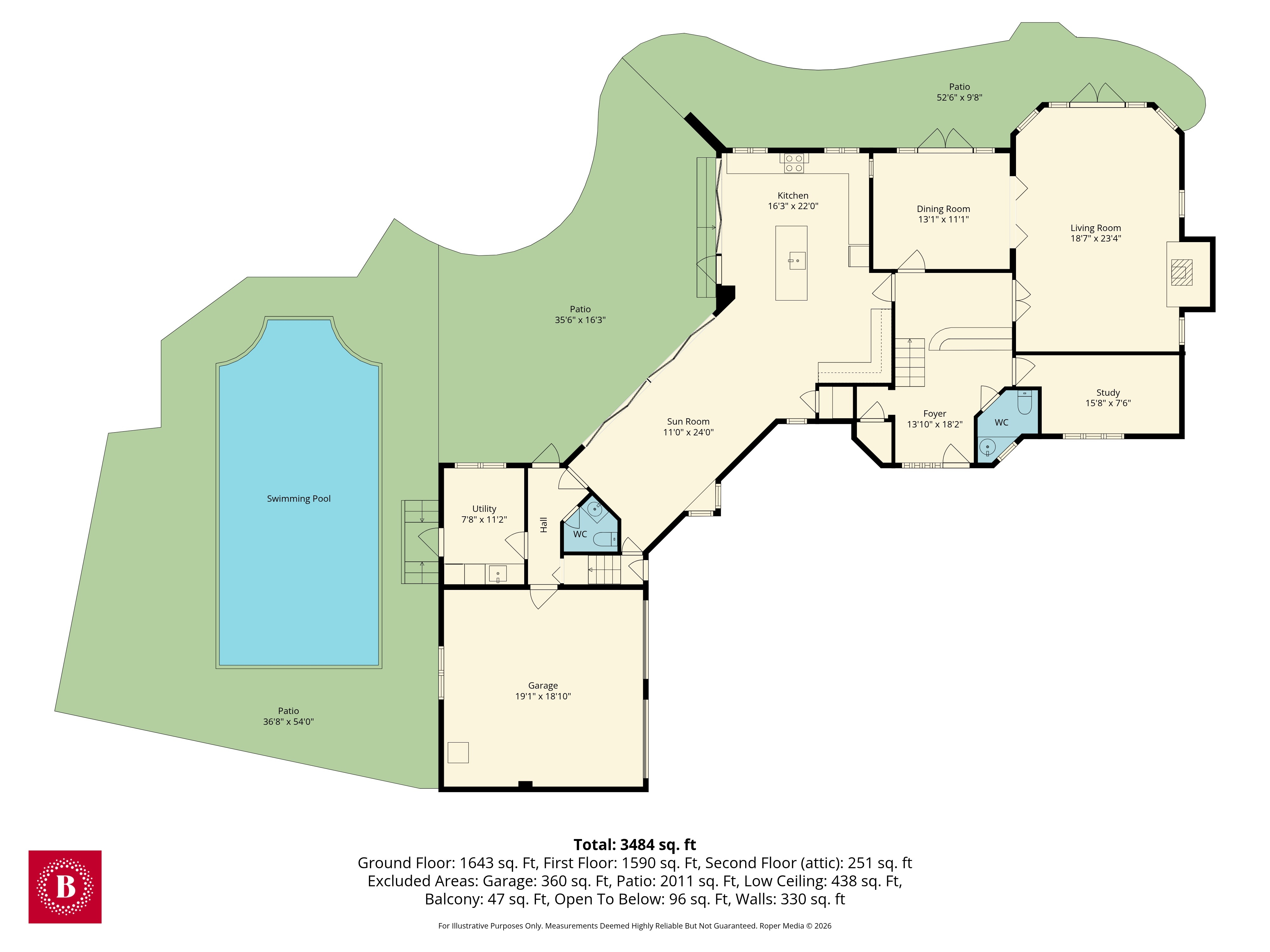 Grovewood, Groves Avenue, Swansea floorplan