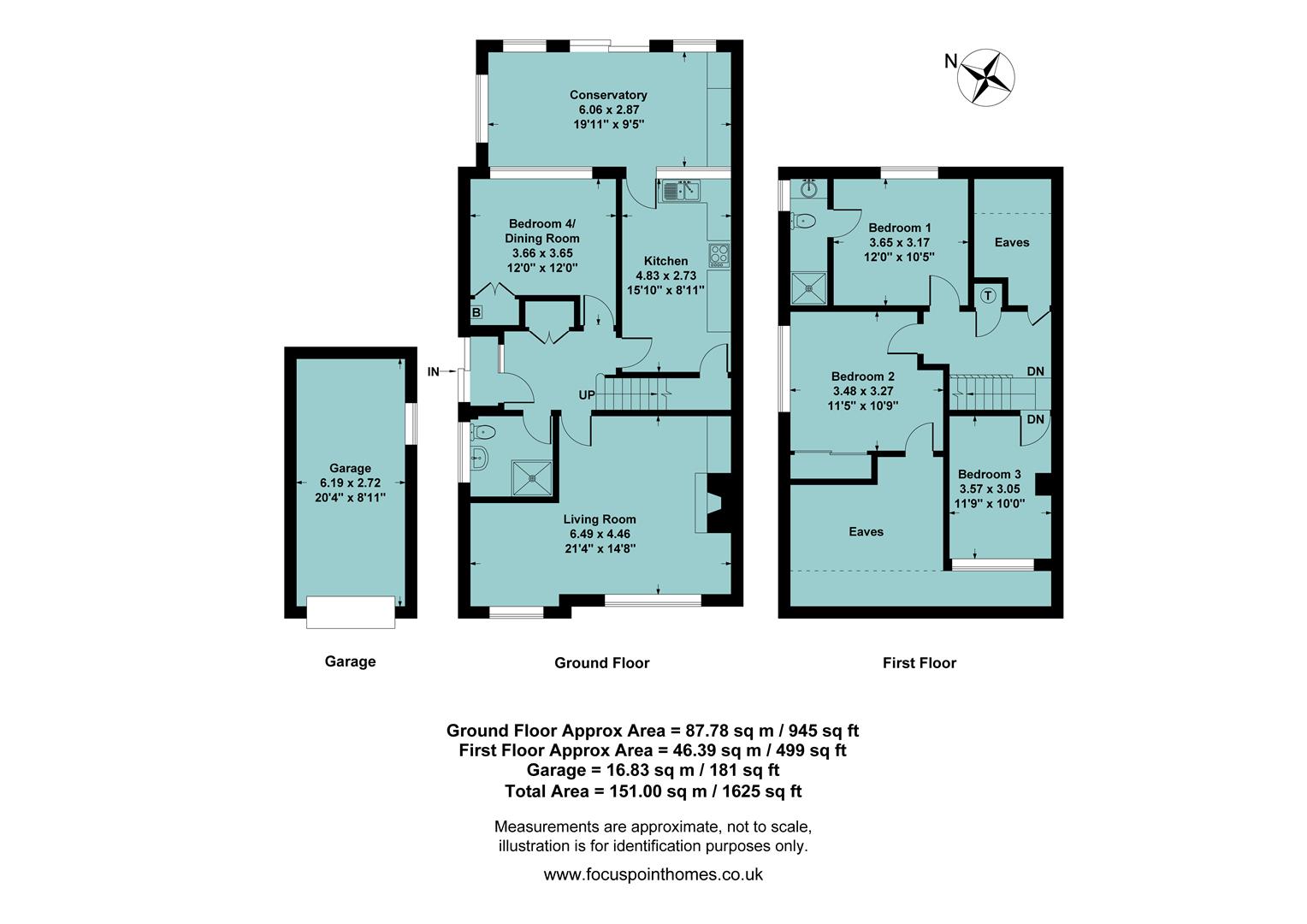 7, The Close, Chipping Warden floorplan