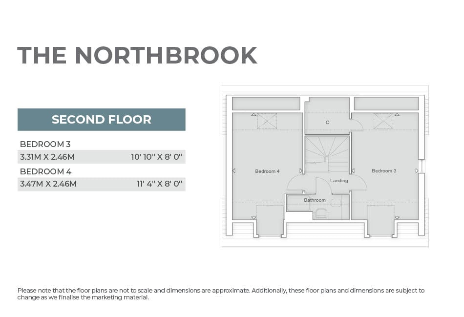 Plot 44 Northbrook, Wisteria Gate, Romsey floorplan
