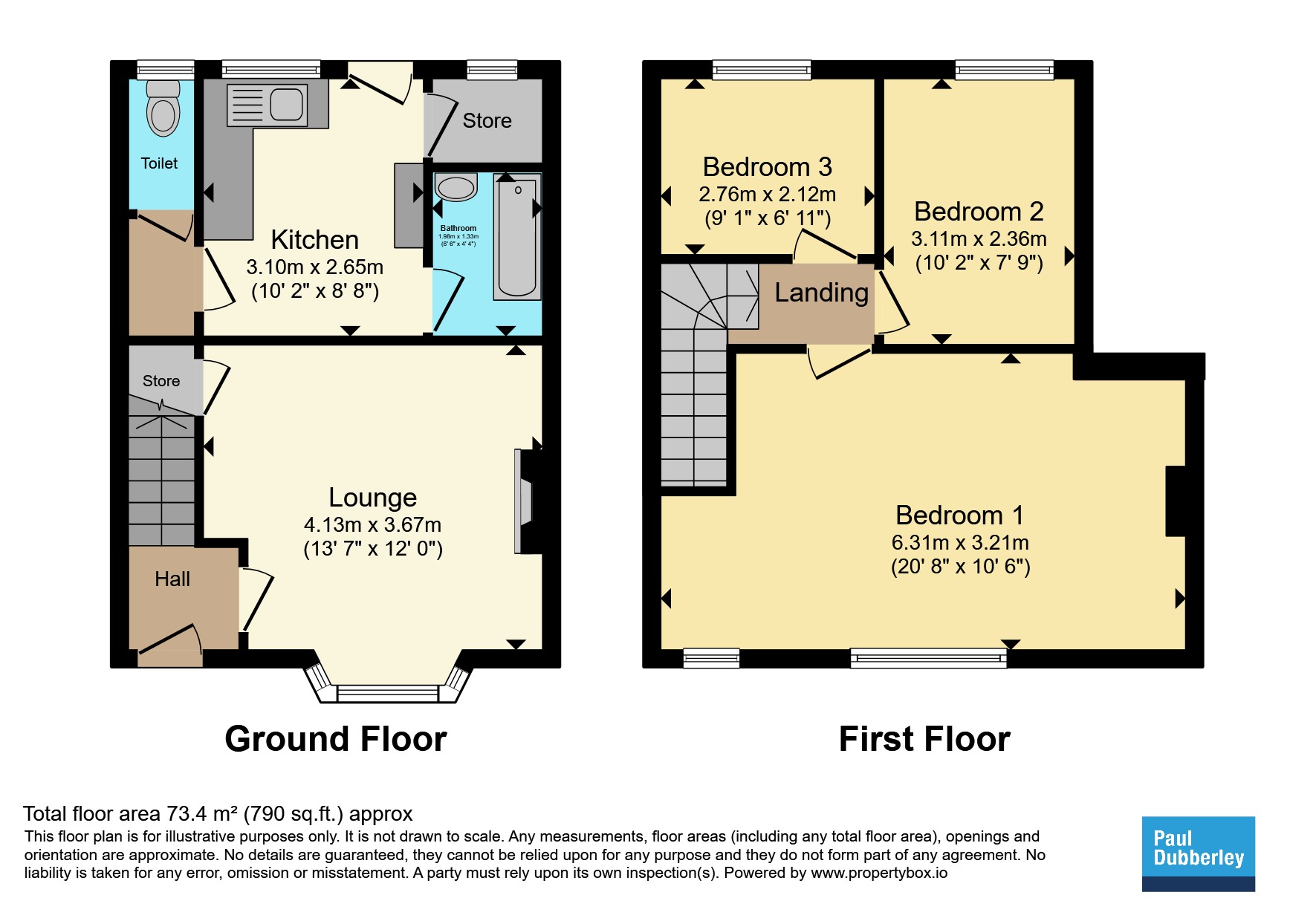 25, Highfield Road, Tipton floorplan