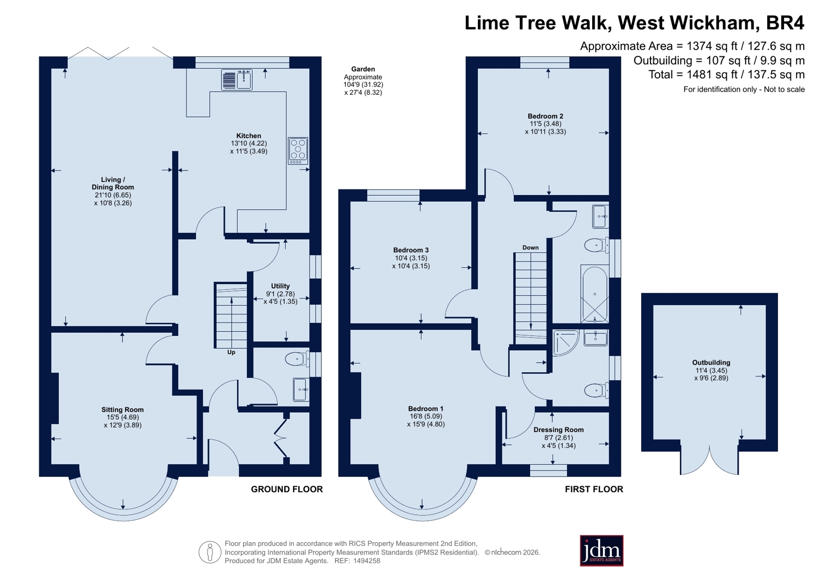 39, Lime Tree Walk, West Wickham floorplan